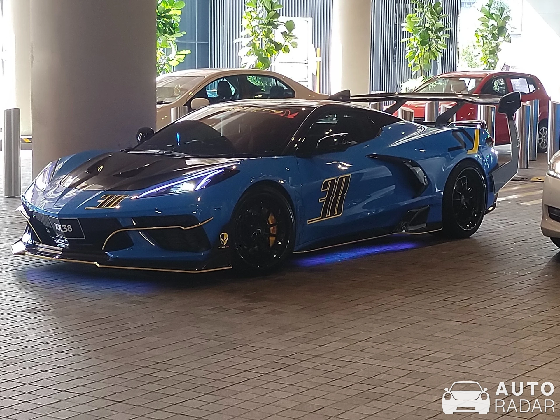 Chevrolet Corvette C8.R spotted in Kuala Lumpur