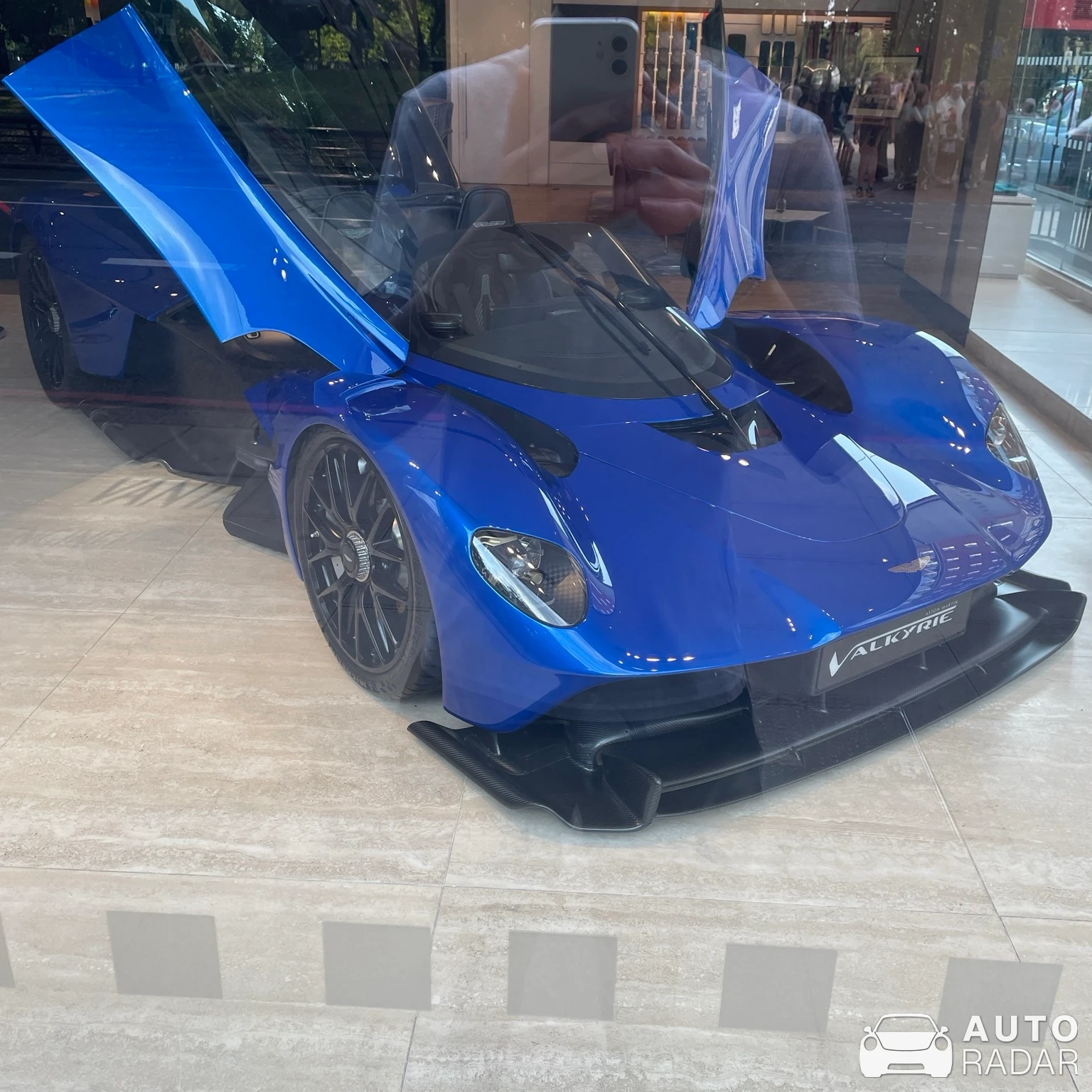 Aston Martin Valkyrie Spyder spotted