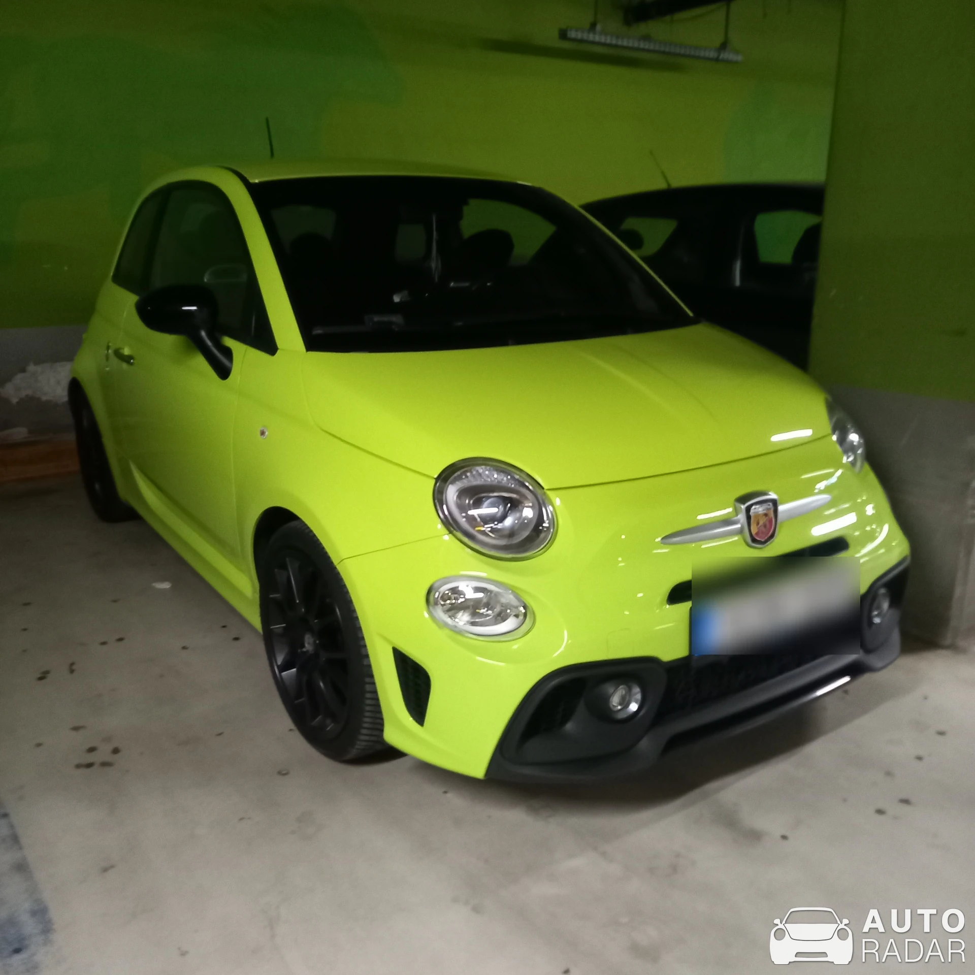 Abarth 595 spotted in Budapest, Hungary