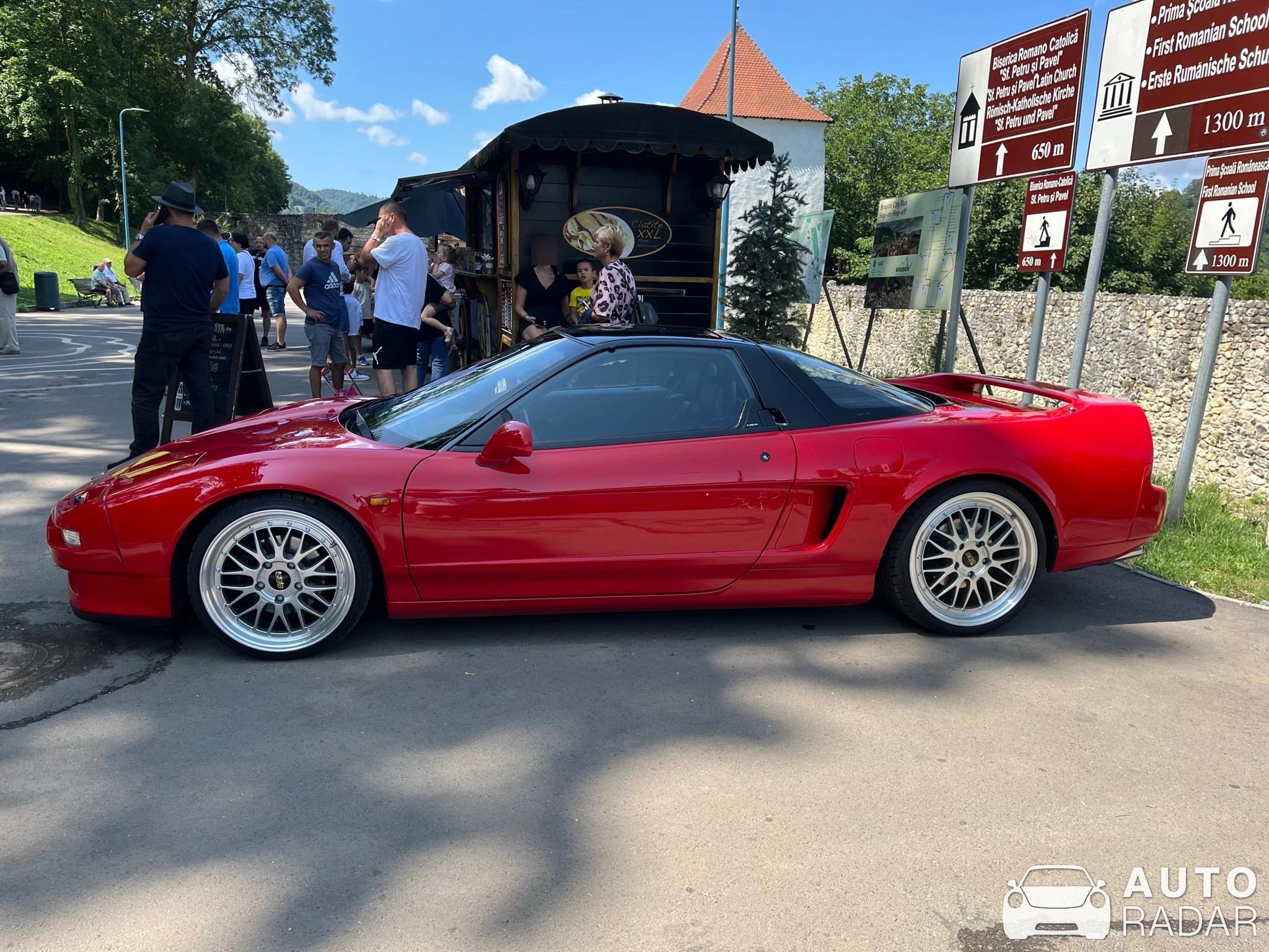 Honda NSX Veilside Fortune spotted in Fagaras