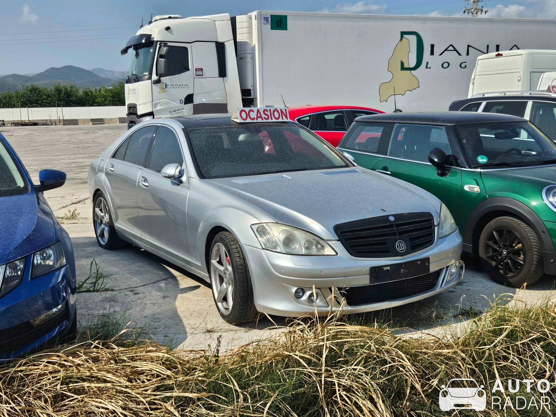 Mercedes-Benz S-Klasse W221 spotted in Oliva, Spain