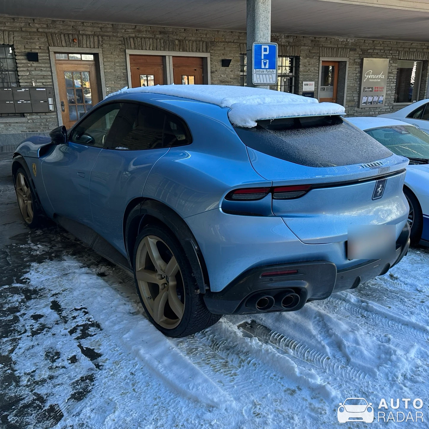 Ferrari Purosangue spotted in Sankt Moritz, Schweiz