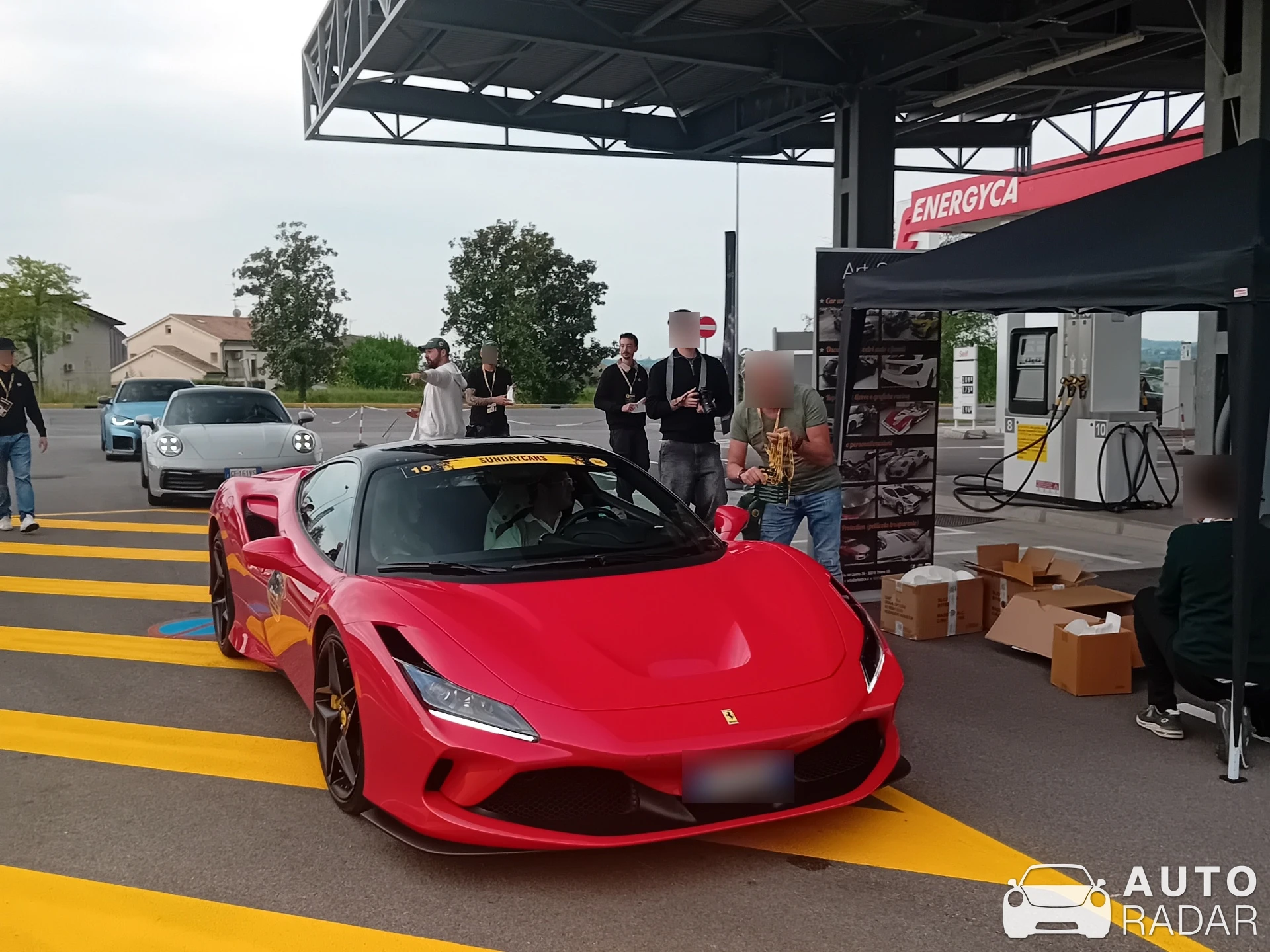Ferrari F8 Tributo spotted in Conegliano