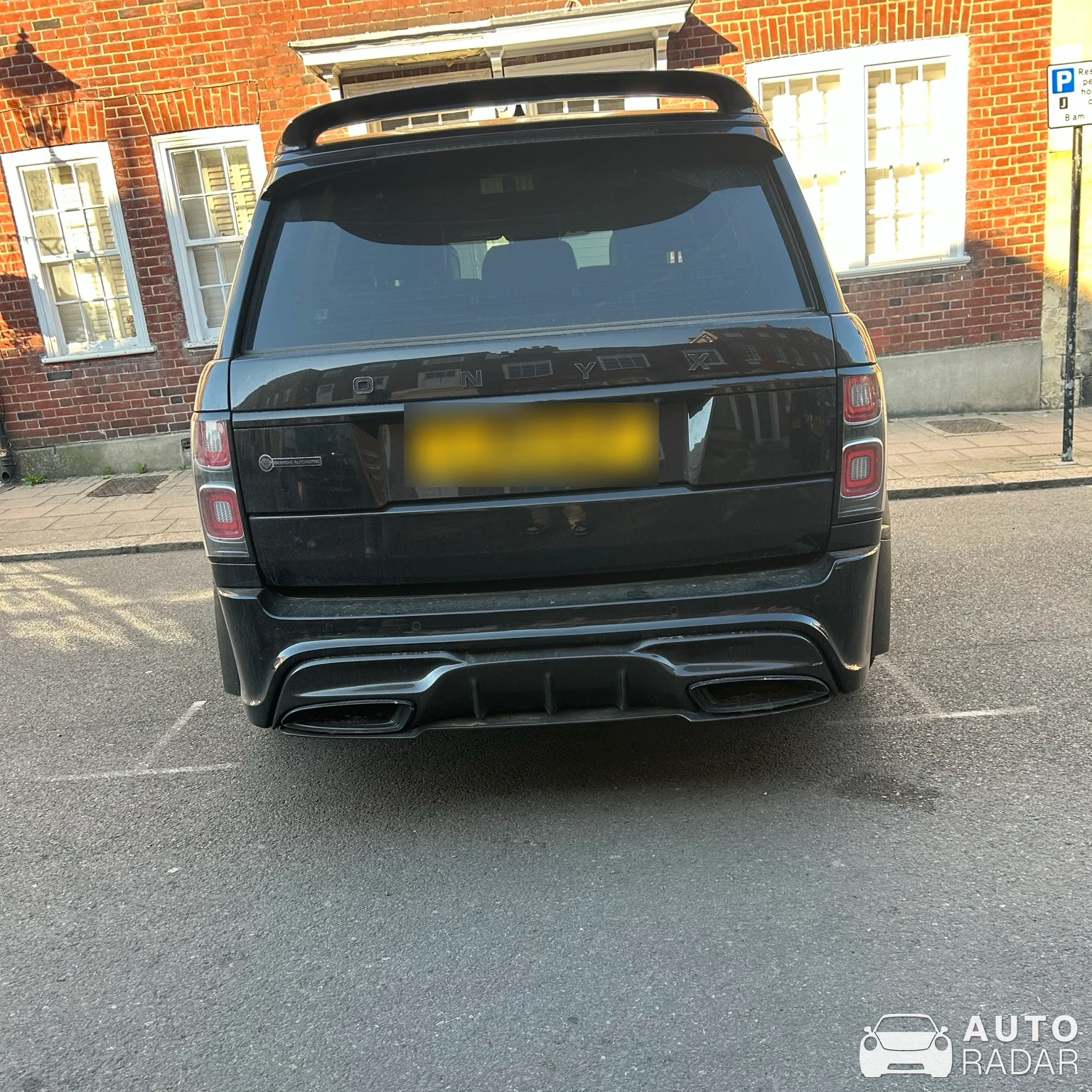 Land Rover Range Rover Onyx SVR 2018 spotted in England, Royaume-Uni