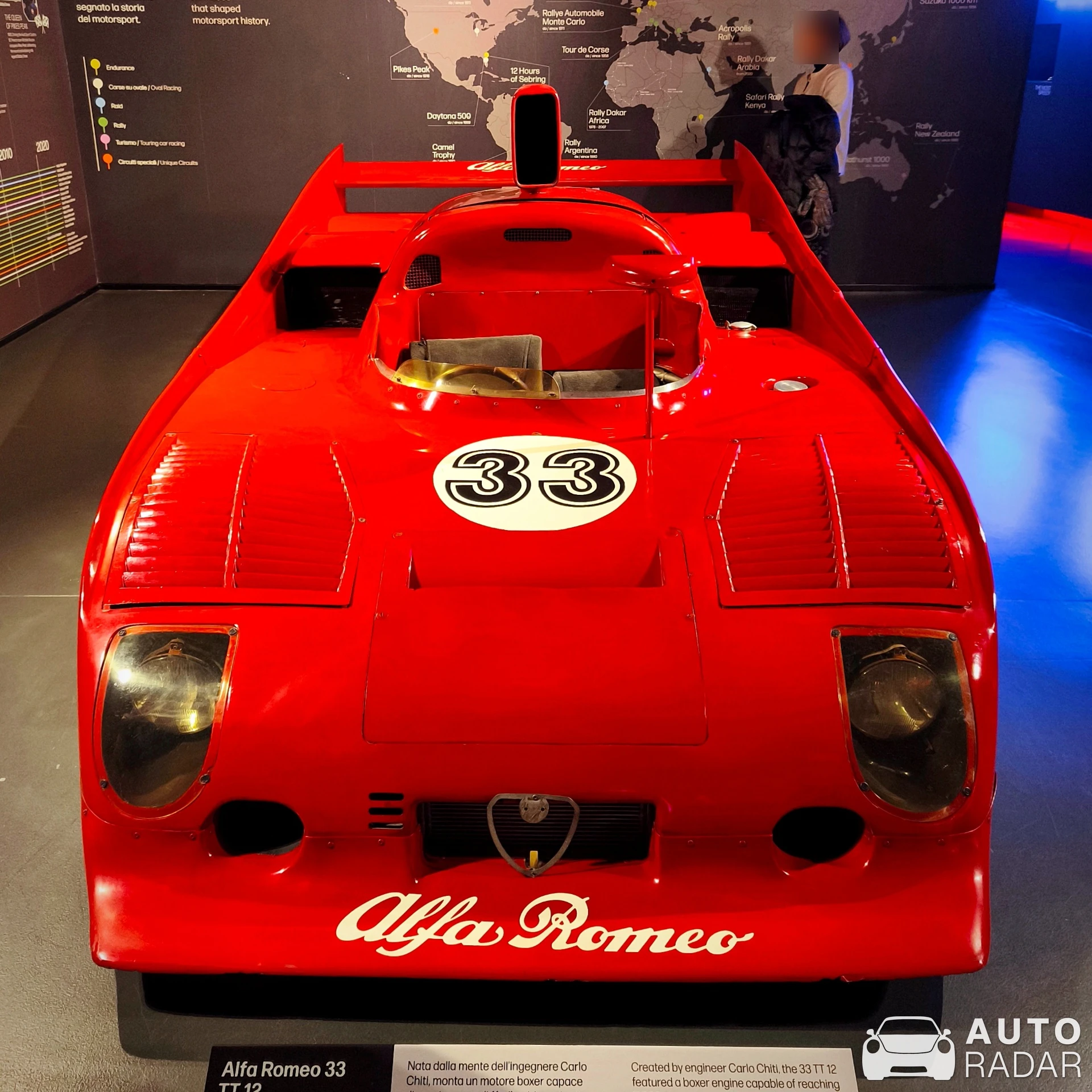 Alfa Romeo Romeo Tipo 33 TT 12 spotted in Torino