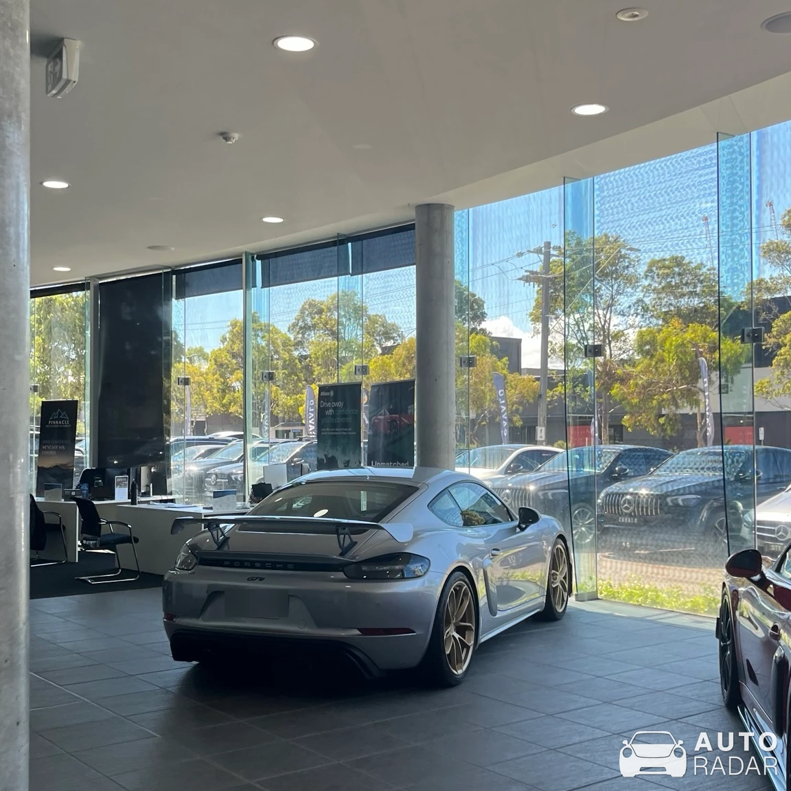 Porsche 718 Cayman GT4 spotted in Docklands, Australia