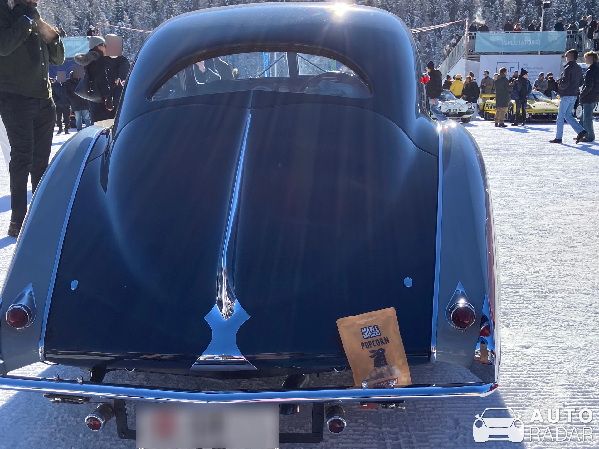 Talbot-Lago T150 spotted in St. Moritz