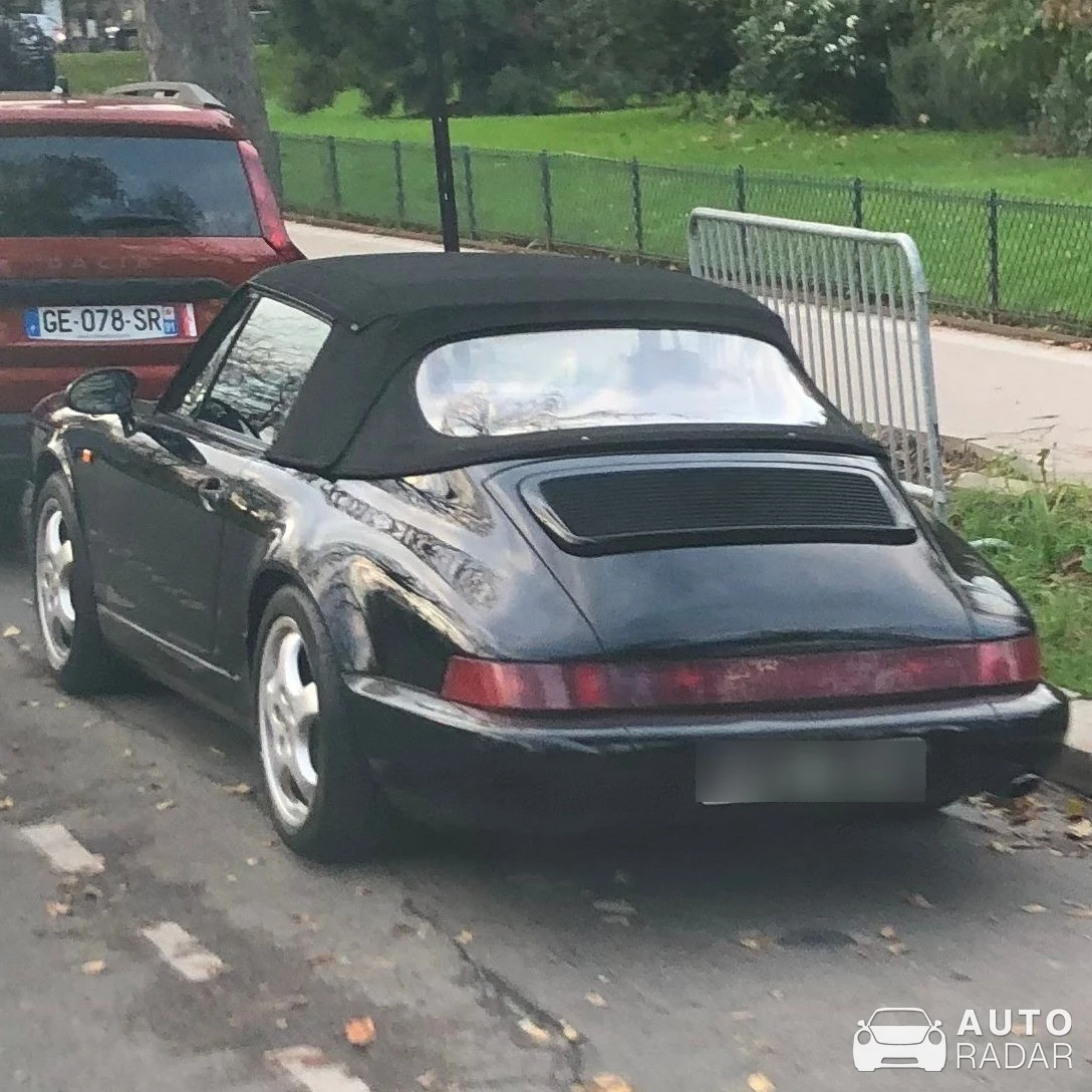 Porsche 964 Carrera 2 Cabriolet spotted in Paris, France