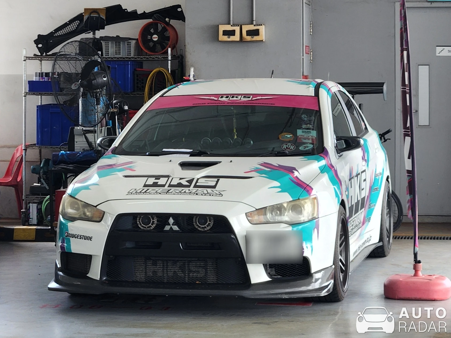 Mitsubishi Lancer Evolution X GSR FQ-360 spotted in Singapore