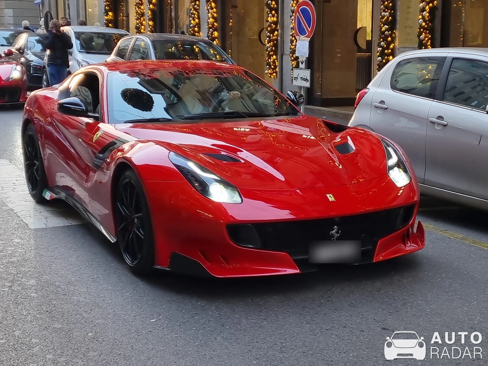 Ferrari F12tdf spotted in Milano, Italia