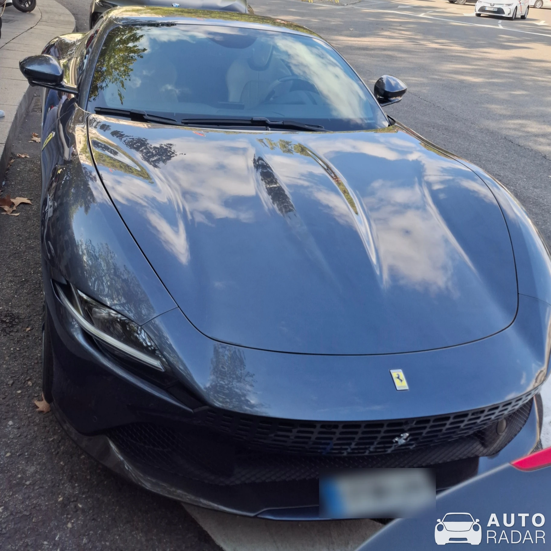 Ferrari Roma spotted in Madrid, Spain