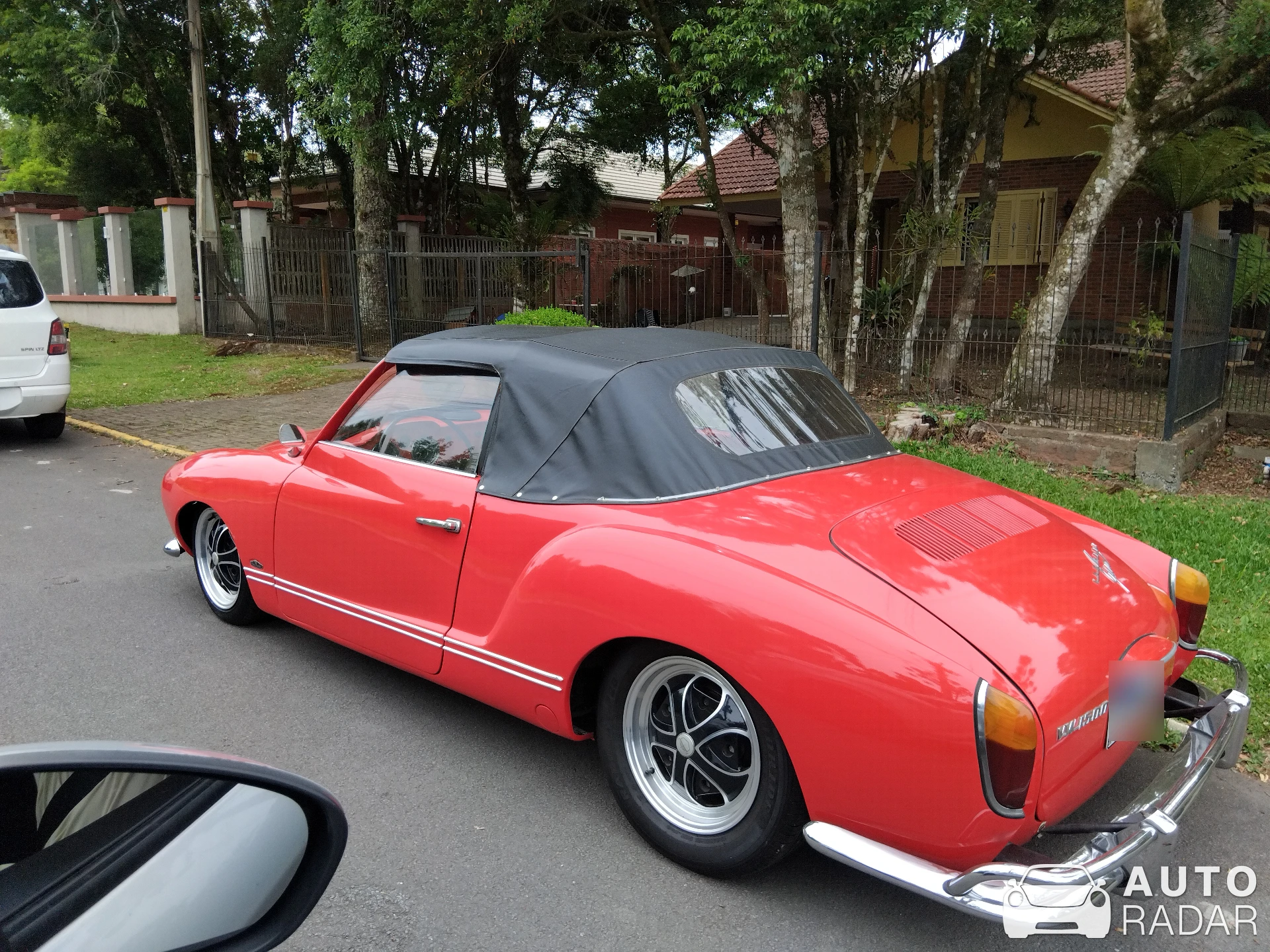 Volkswagen Type 14 Karmann-Ghia Cabriolet spotted in Gramado, Brazil