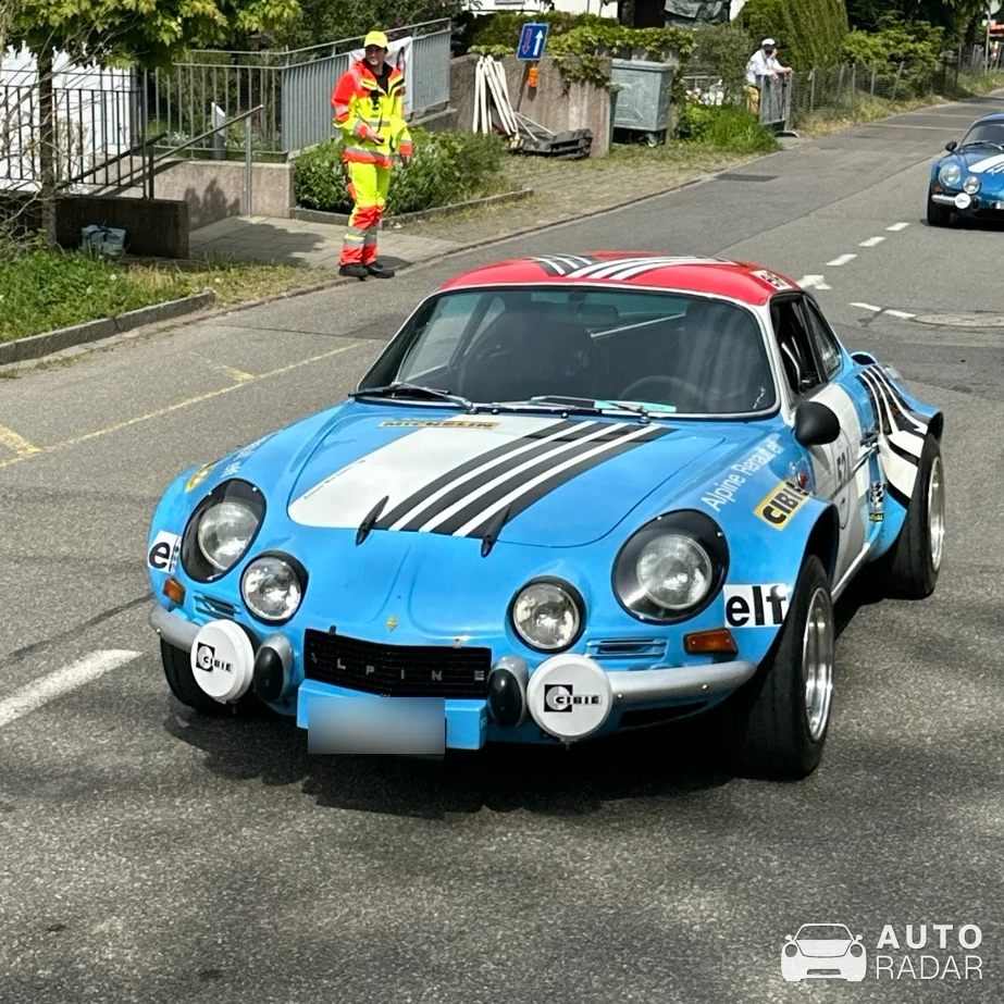 Alpine A110 1600 Group 4 Rallye spotted in Rudolfstetten-Friedlisberg
