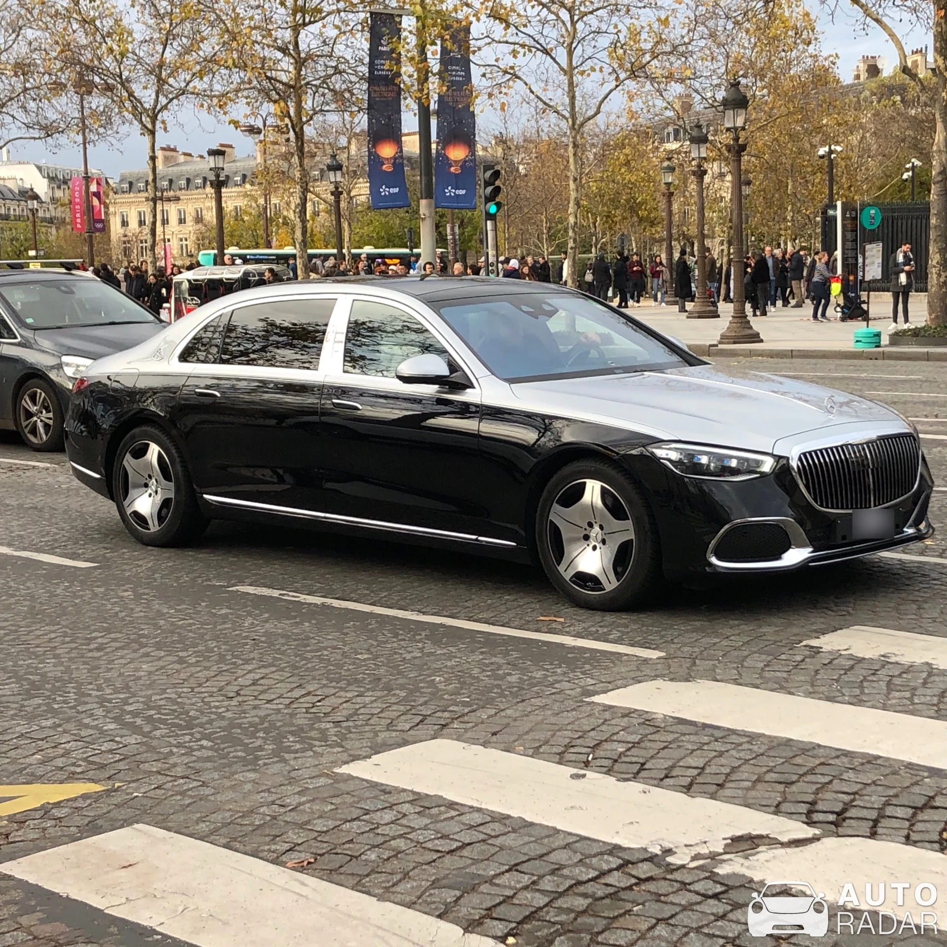 Mercedes-Maybach S 580 4MATIC spotted in Paris, France