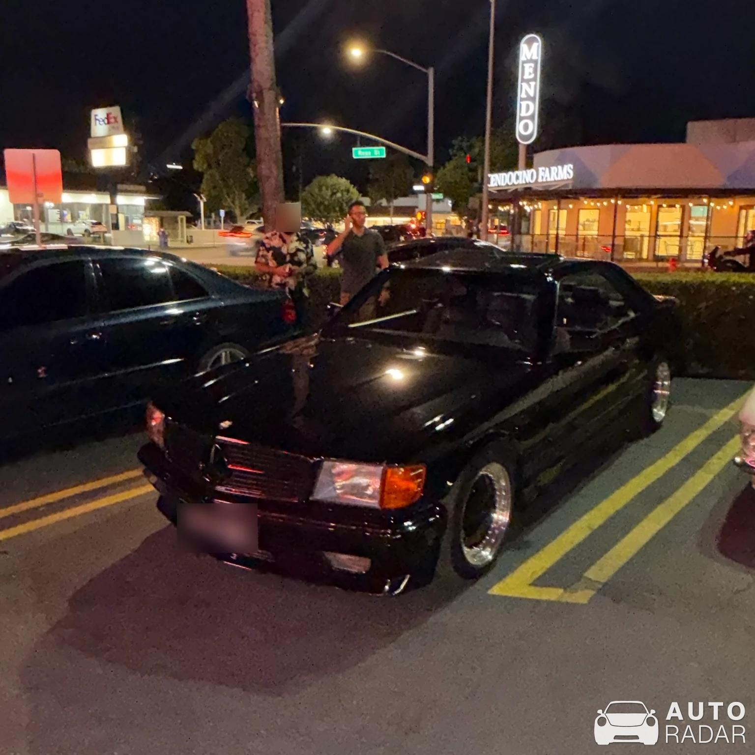 Mercedes-Benz 500 SEC AMG spotted in Burbank