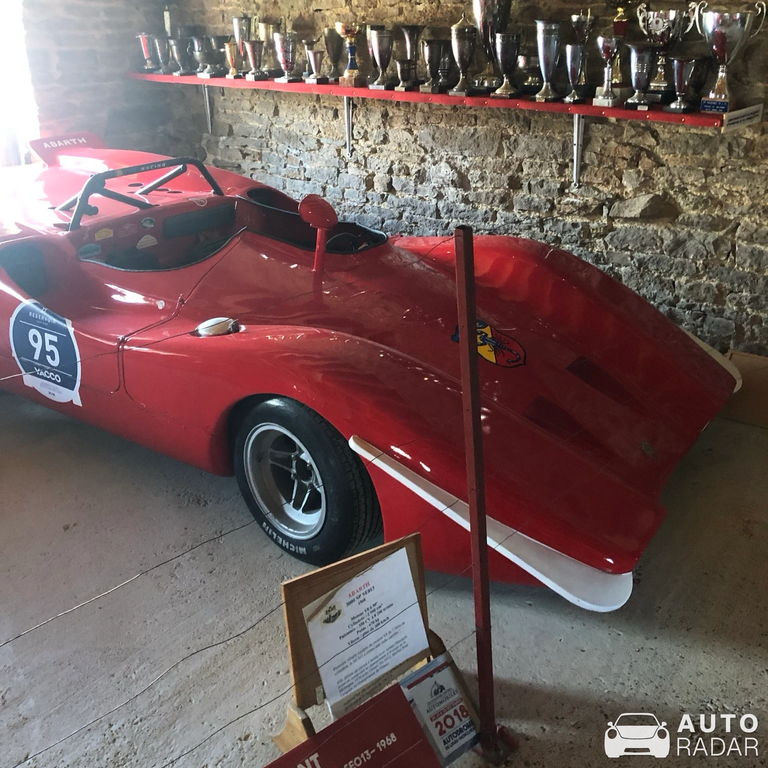 Abarth 3000 SP SE013 spotted in Savigny-lès-Beaune