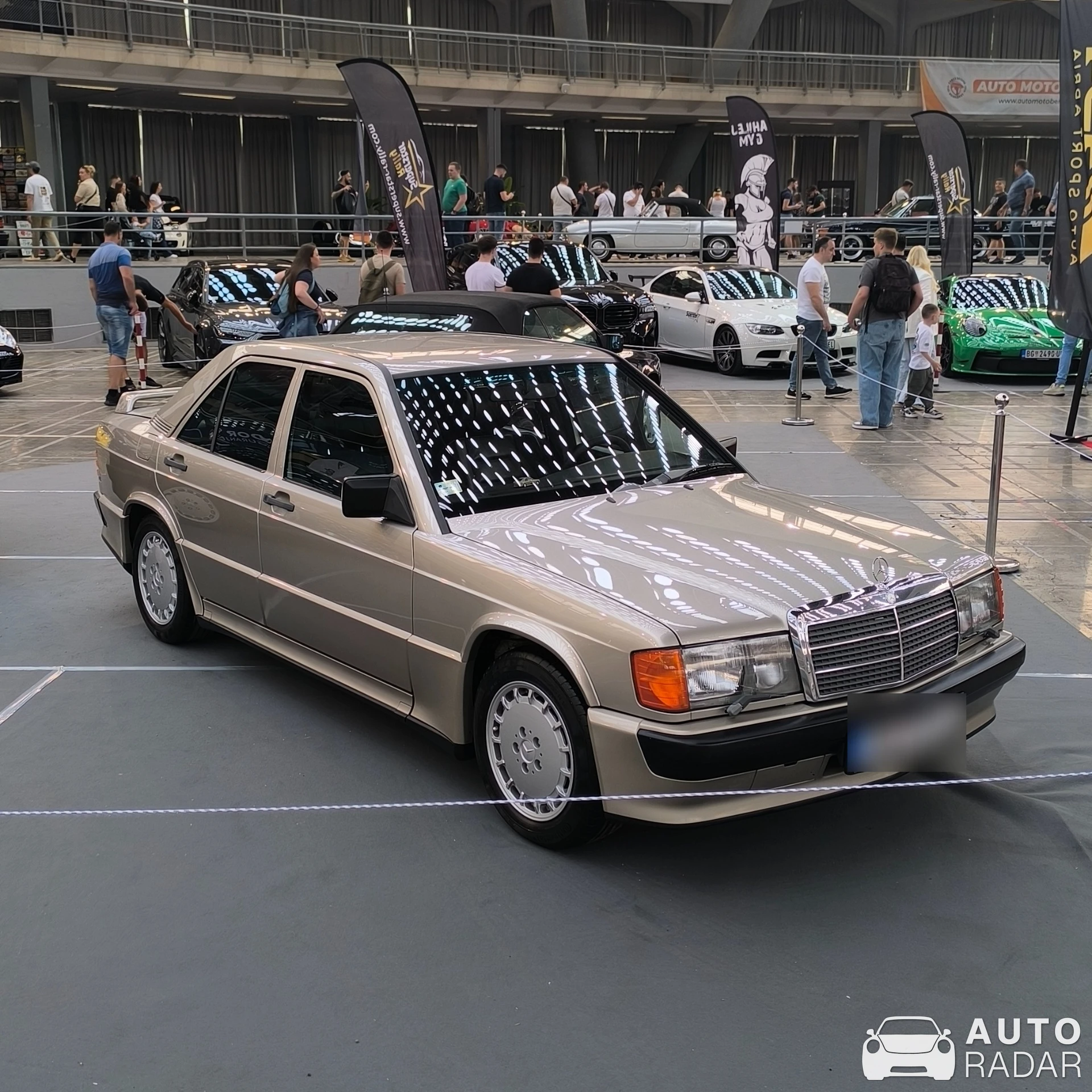 Mercedes-Benz 190 E W201 2.3-16 spotted in Belgrade