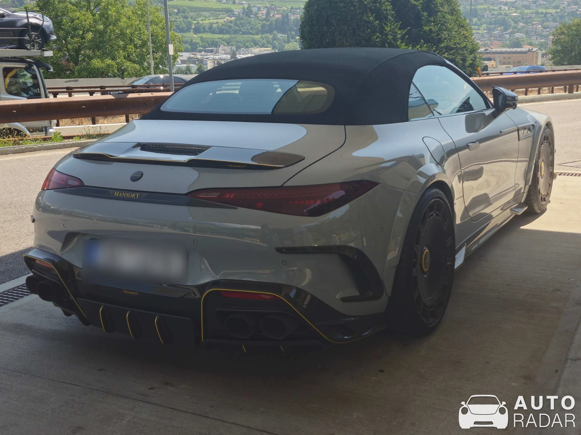 Mercedes-AMG SL 63 R232 Mansory spotted in Brennero