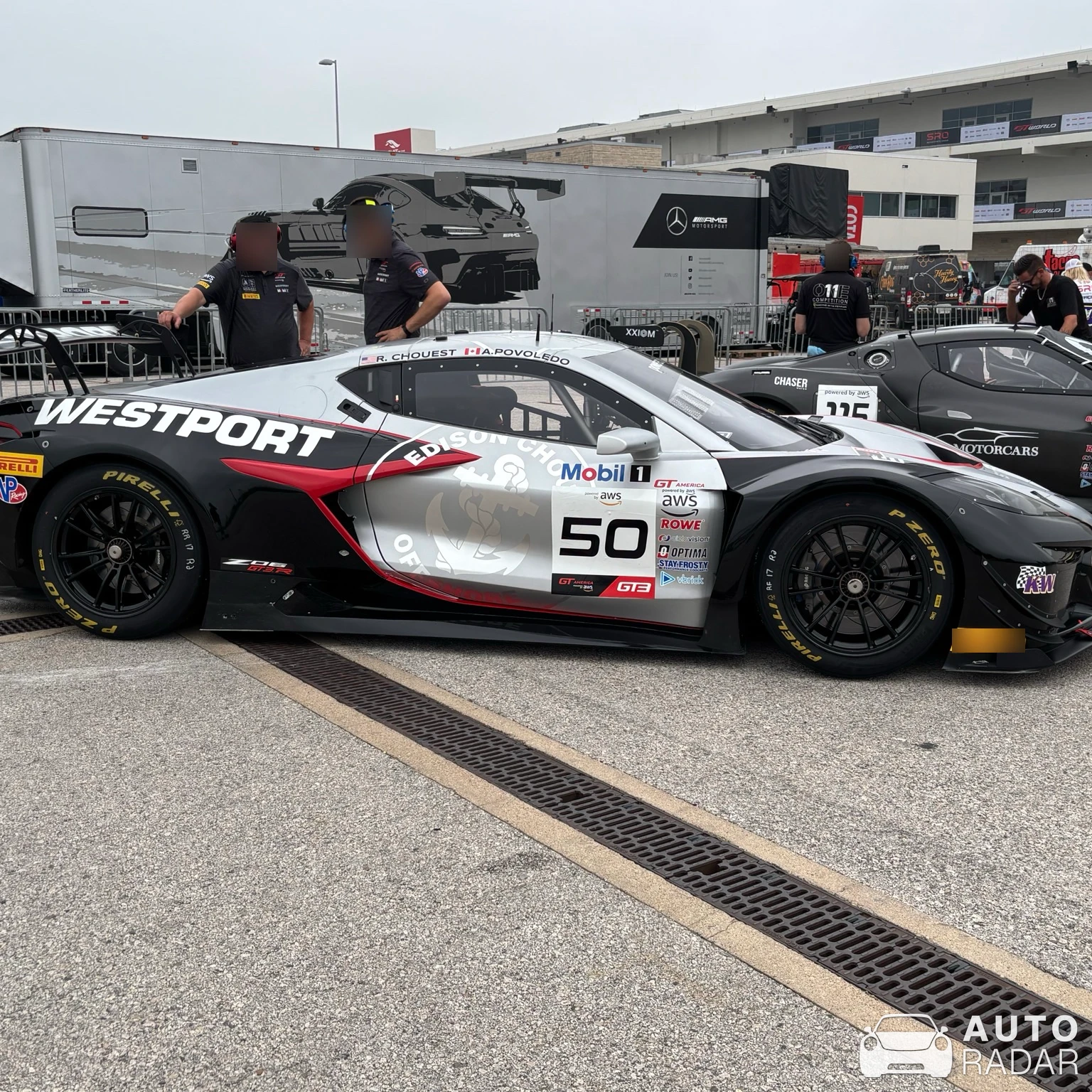 Chevrolet Corvette C8 Z06 GT3.R spotted in Austin