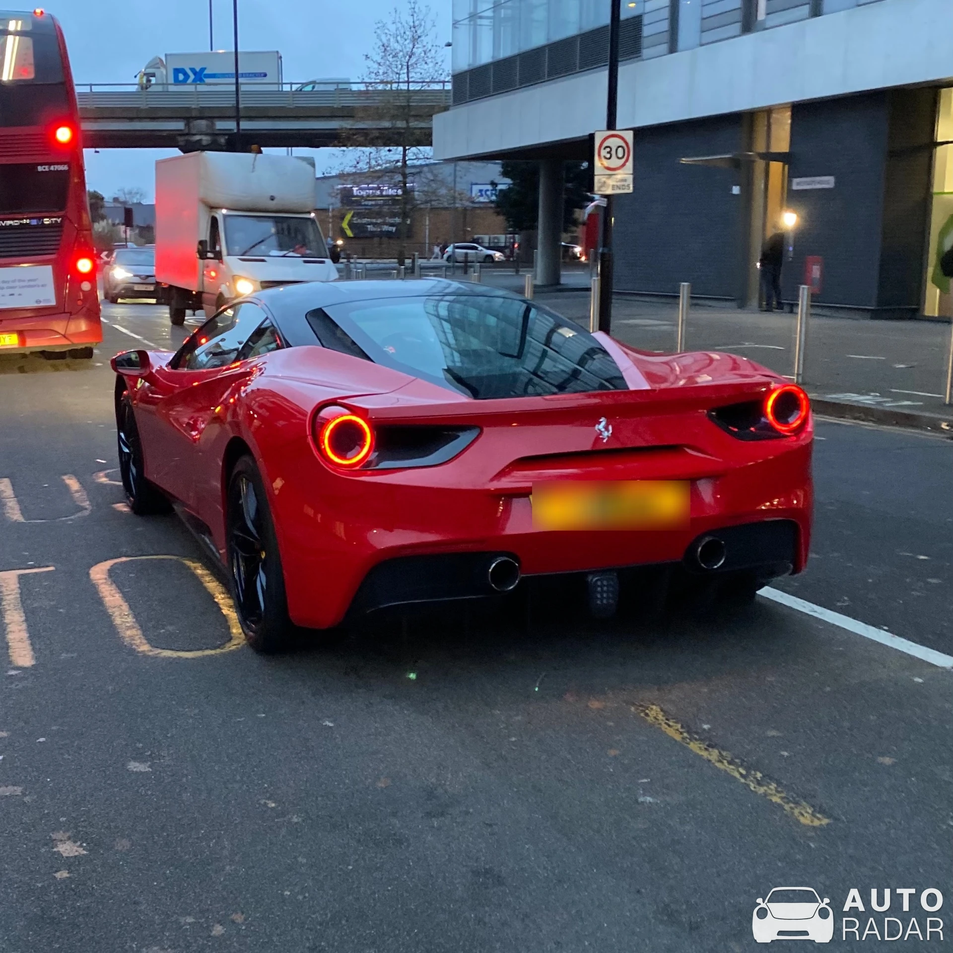Ferrari 488 GTB spotted in Greater London, United Kingdom