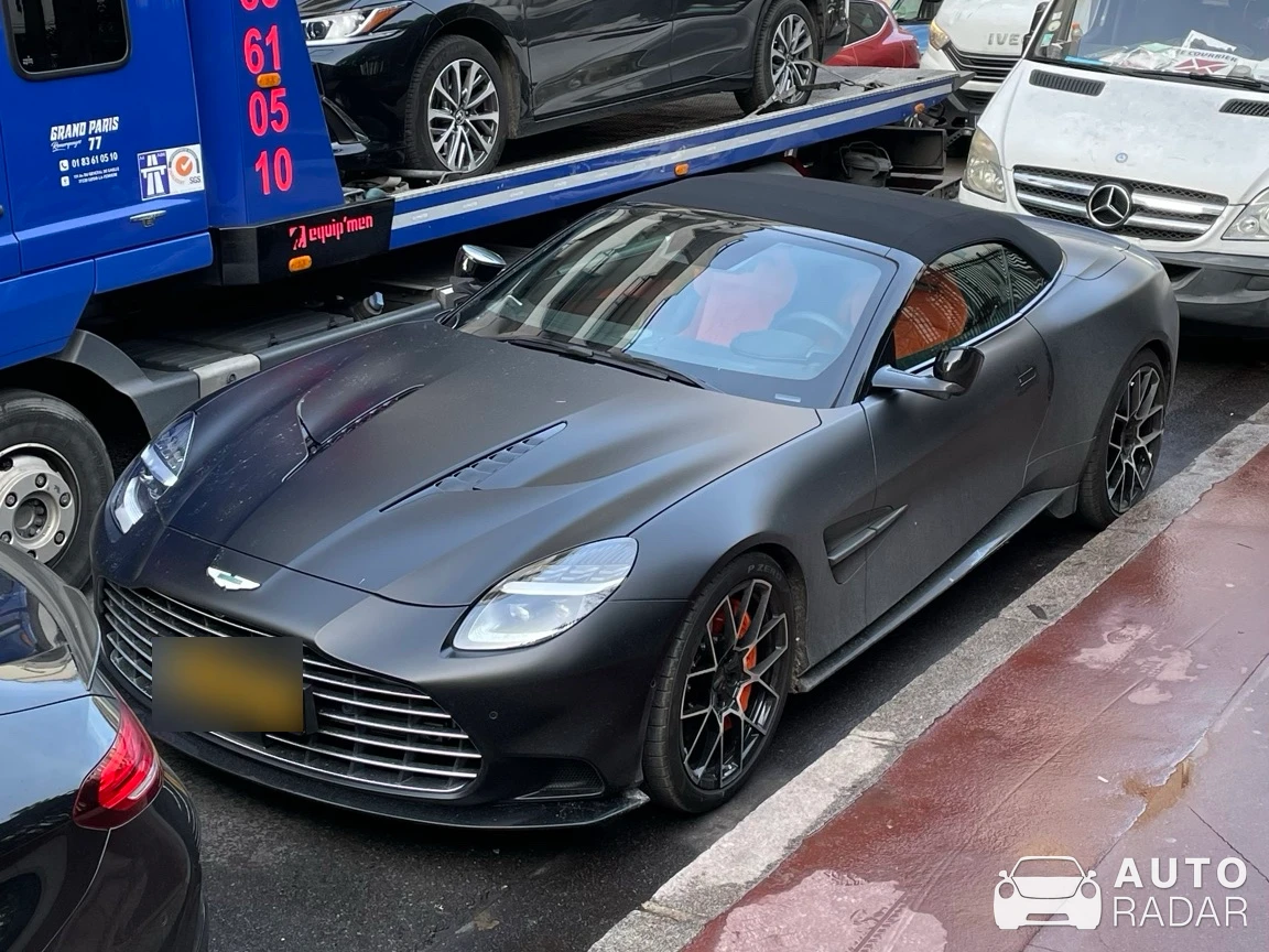 Aston Martin Vanquish Volante spotted in Levallois-Perret, France