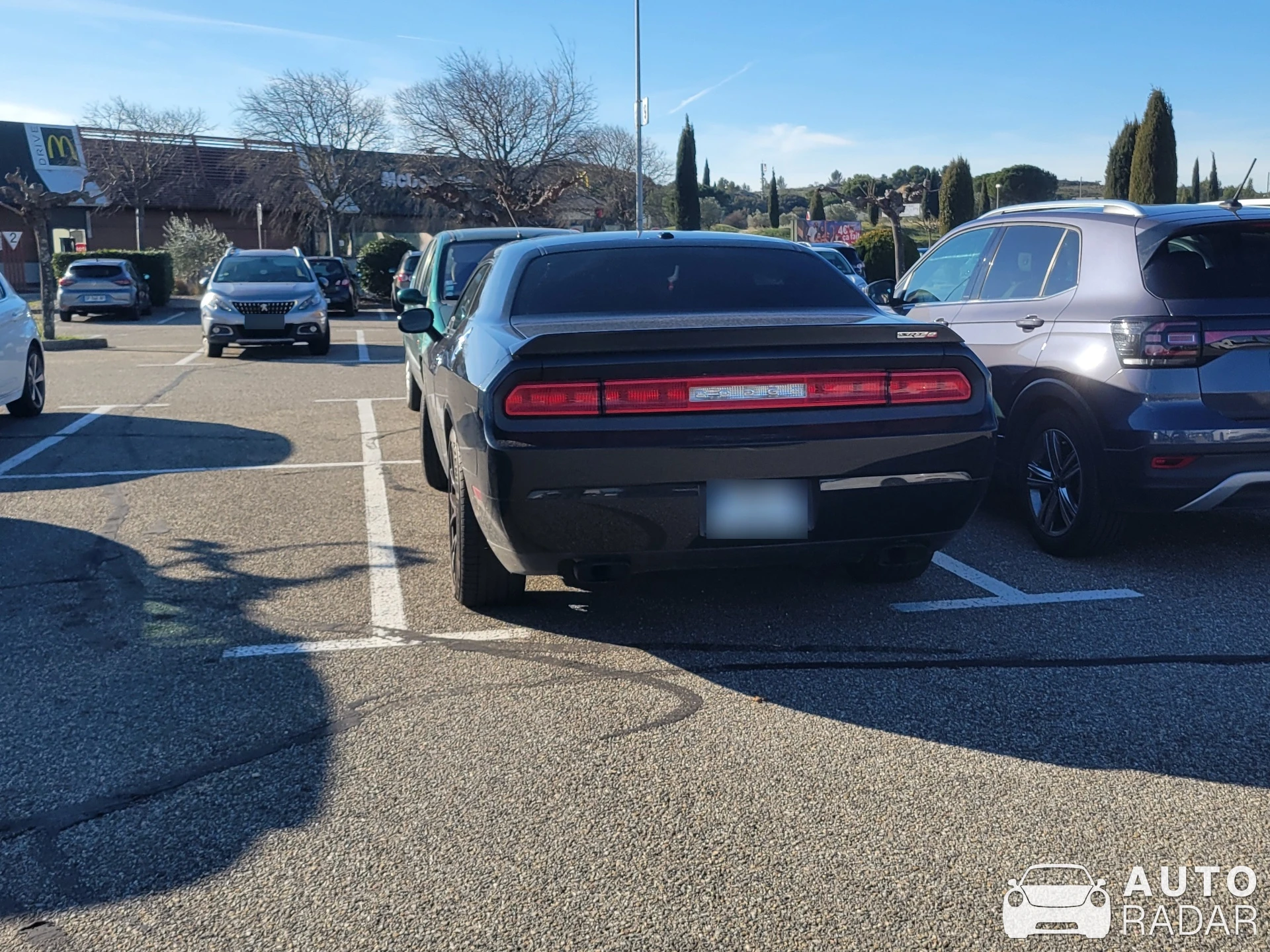 Dodge Challenger SRT Hellcat spotted in Les Angles, France