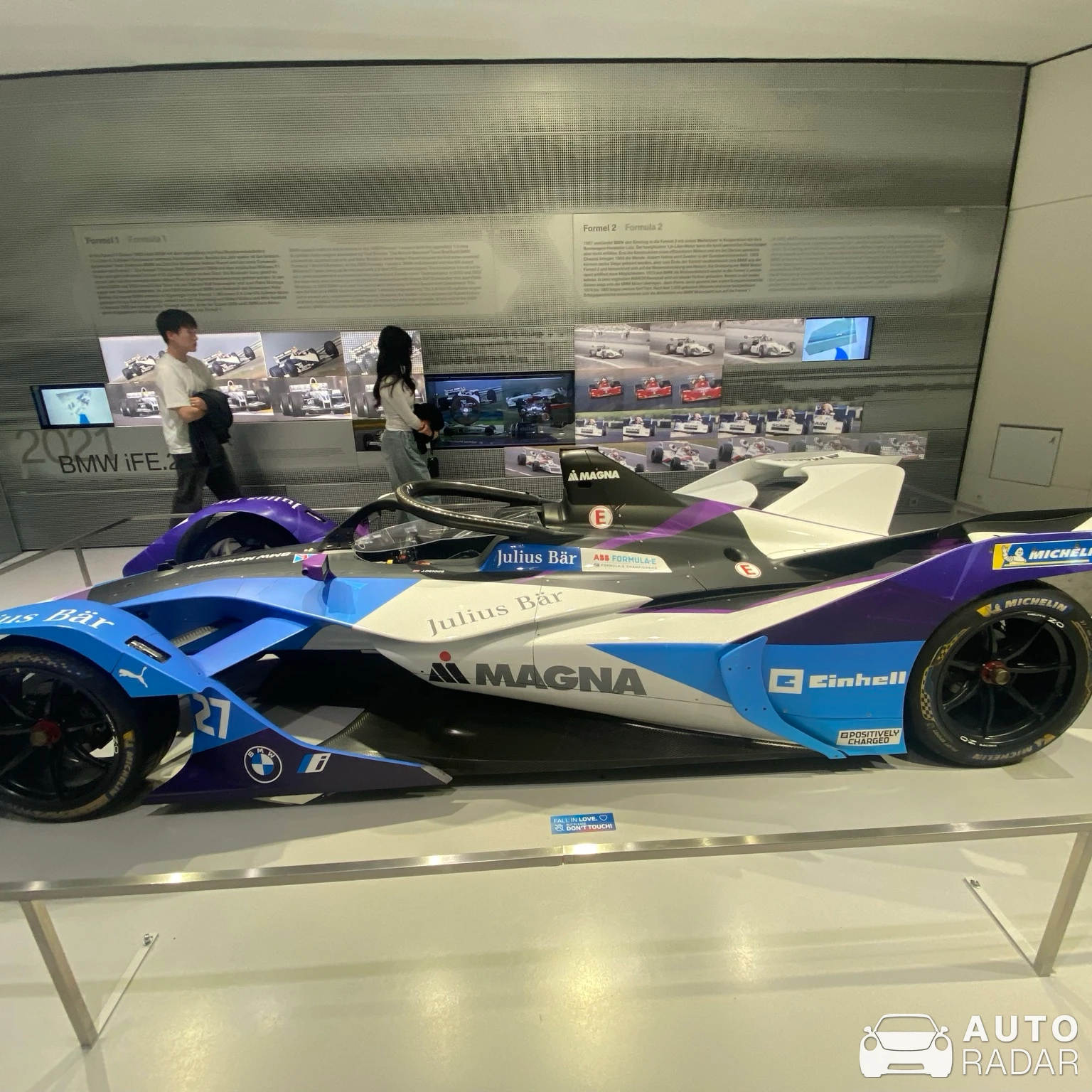 BMW iFE.21 Formula E Gen2 spotted in Hallbergmoos