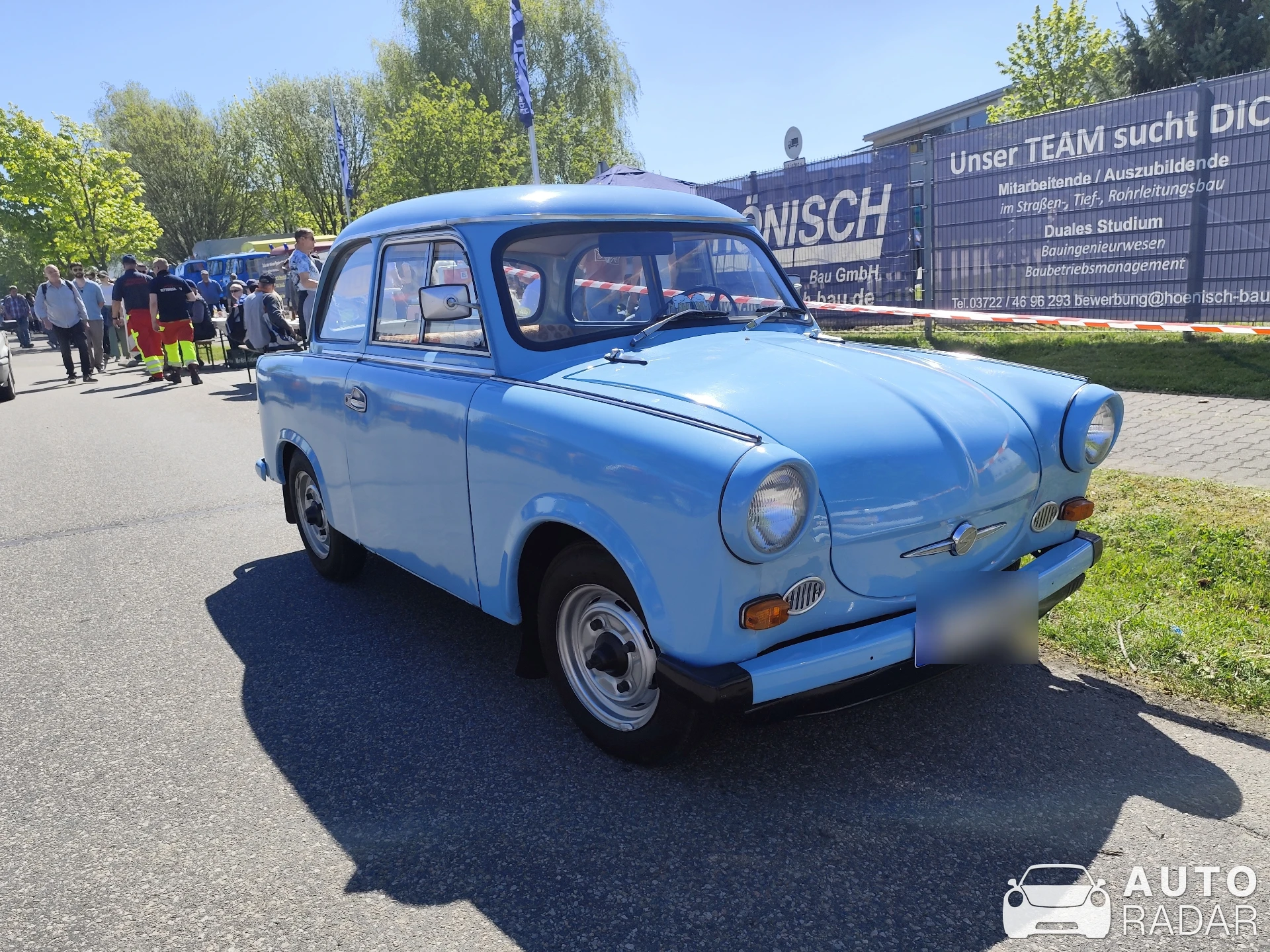 Trabant 500 spotted in Hartmannsdorf