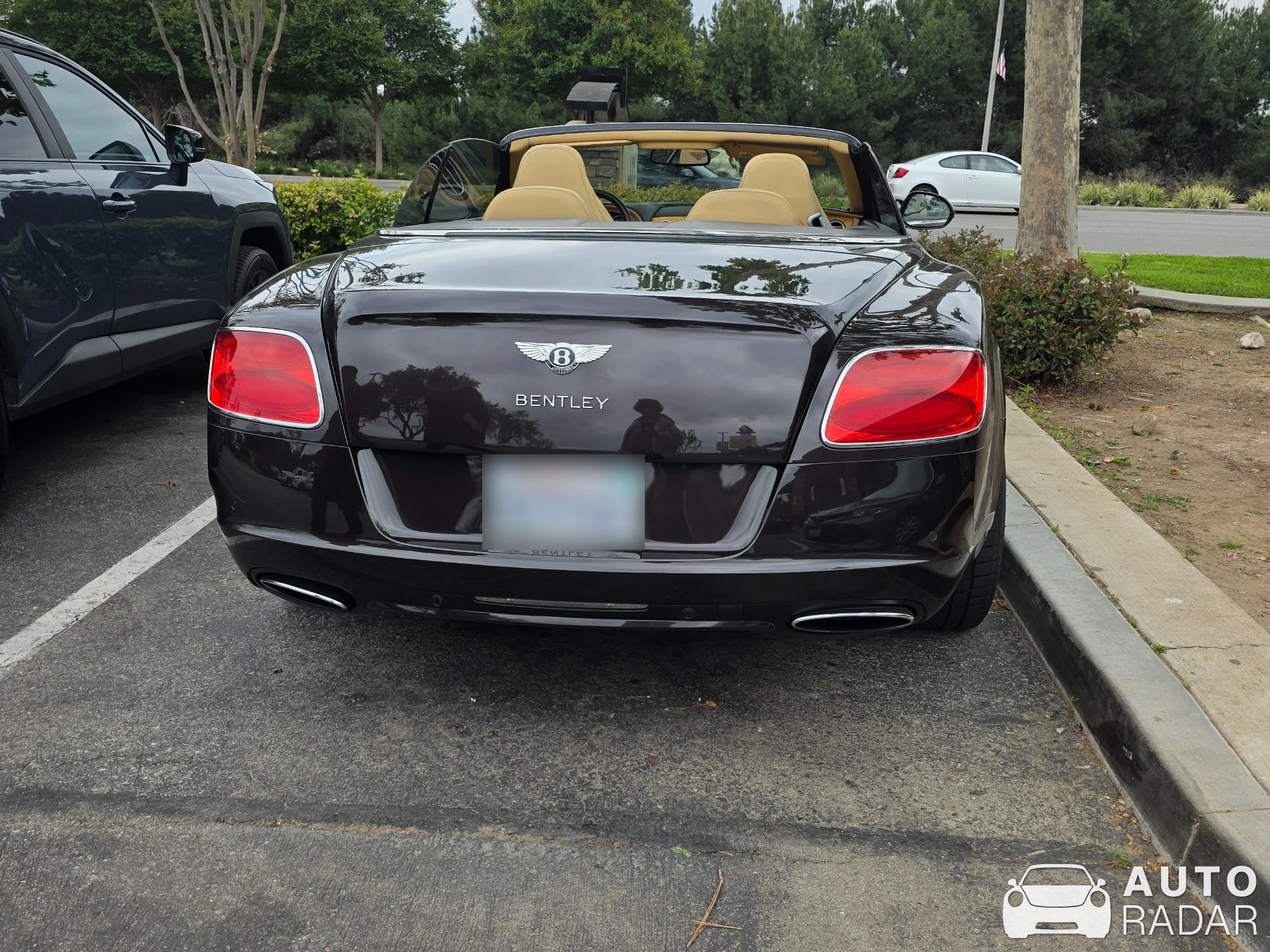 Bentley Continental GTC spotted in Pasadena