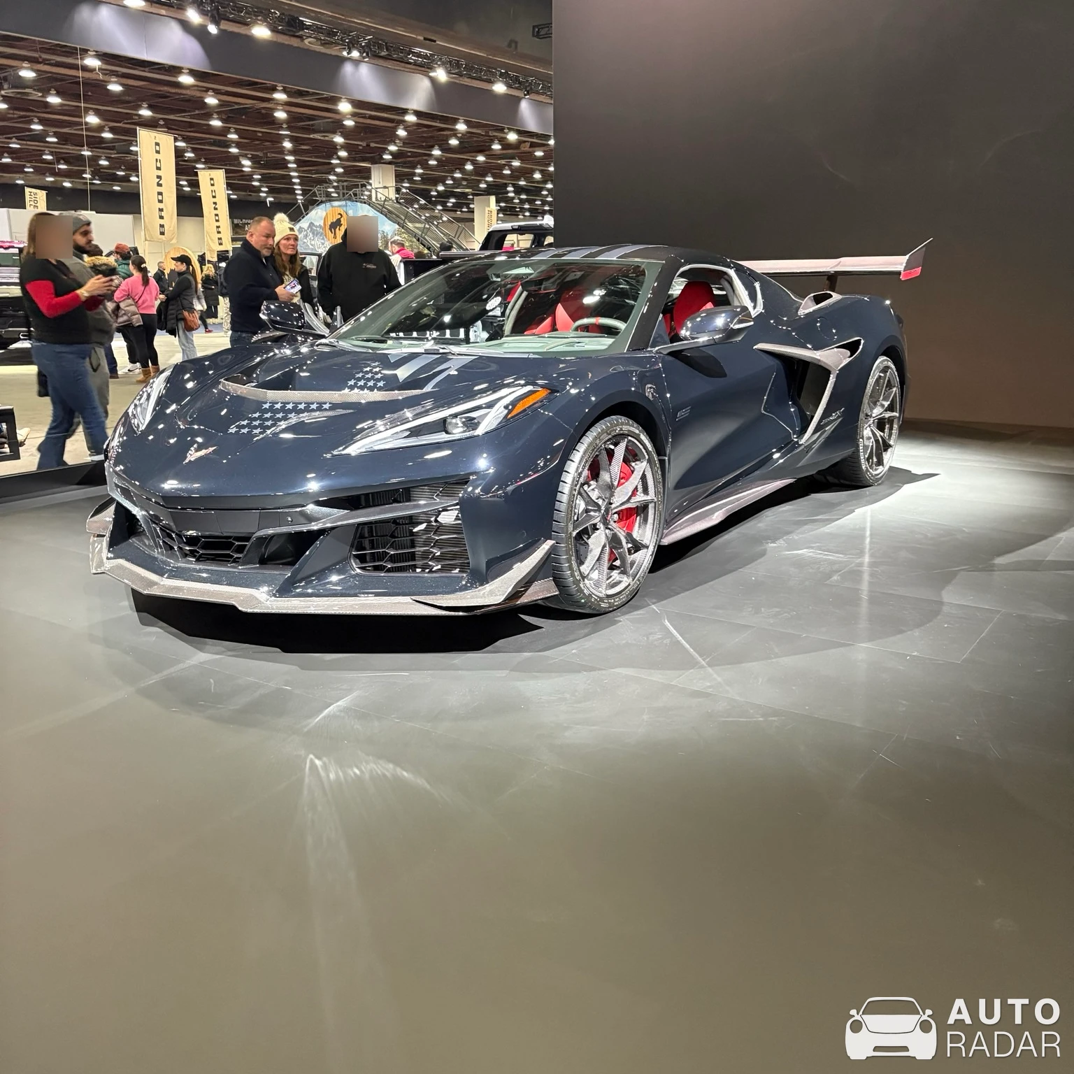 Chevrolet Corvette C8 ZR1 Stars And Steel spotted in Detroit, United States