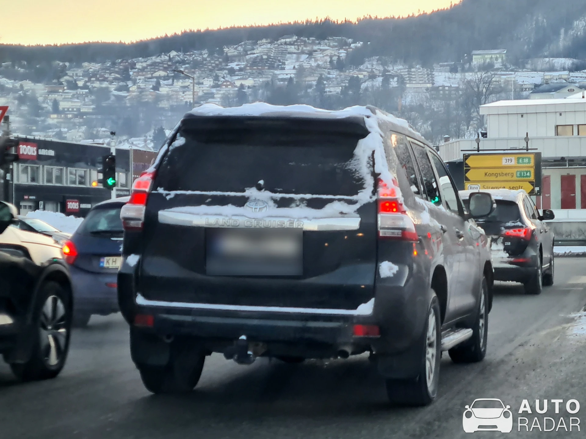 Toyota Land Cruiser spotted in Strømsø, Norway