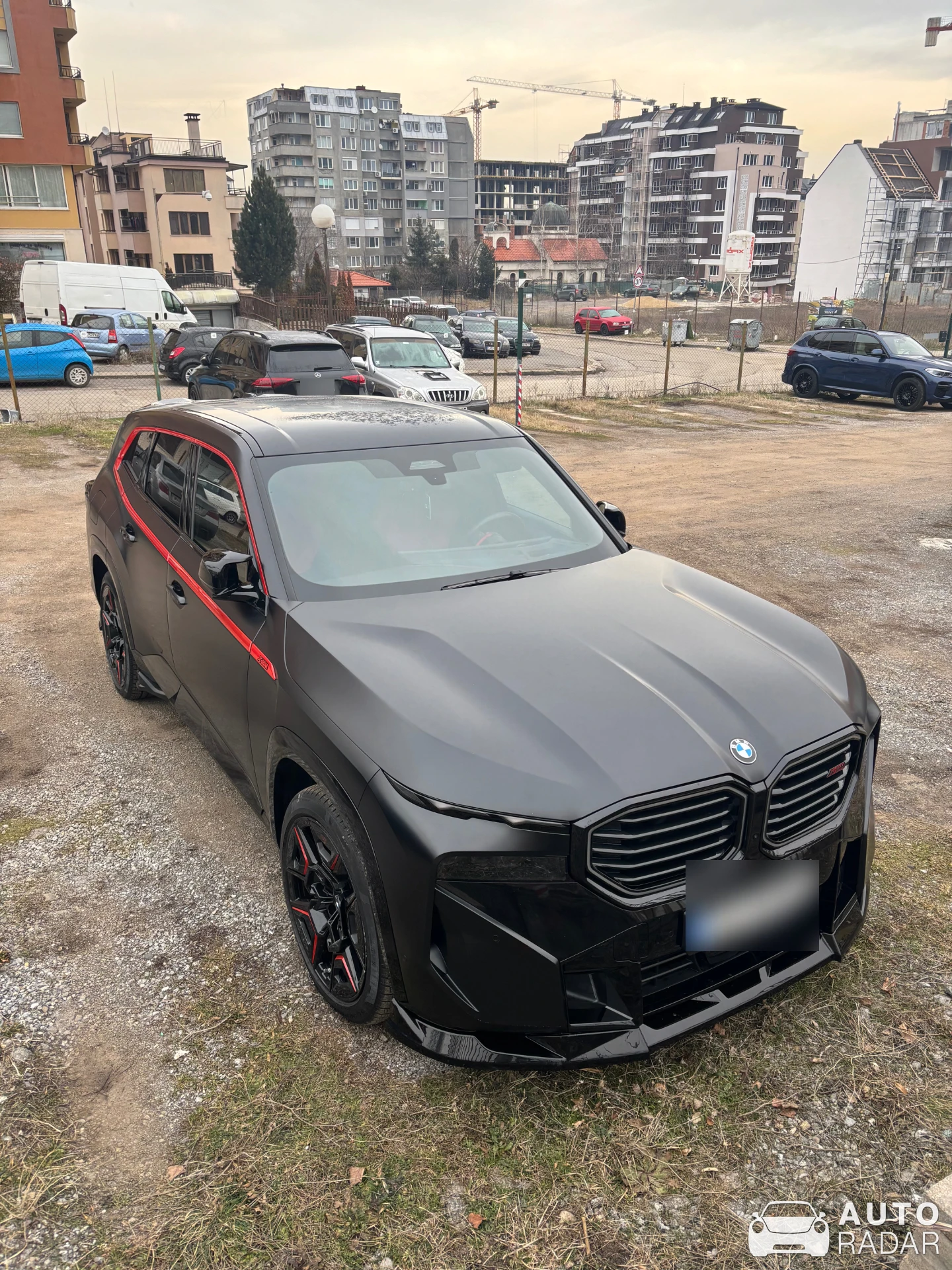 BMW XM G09 Label Red spotted in София, Bulgaria