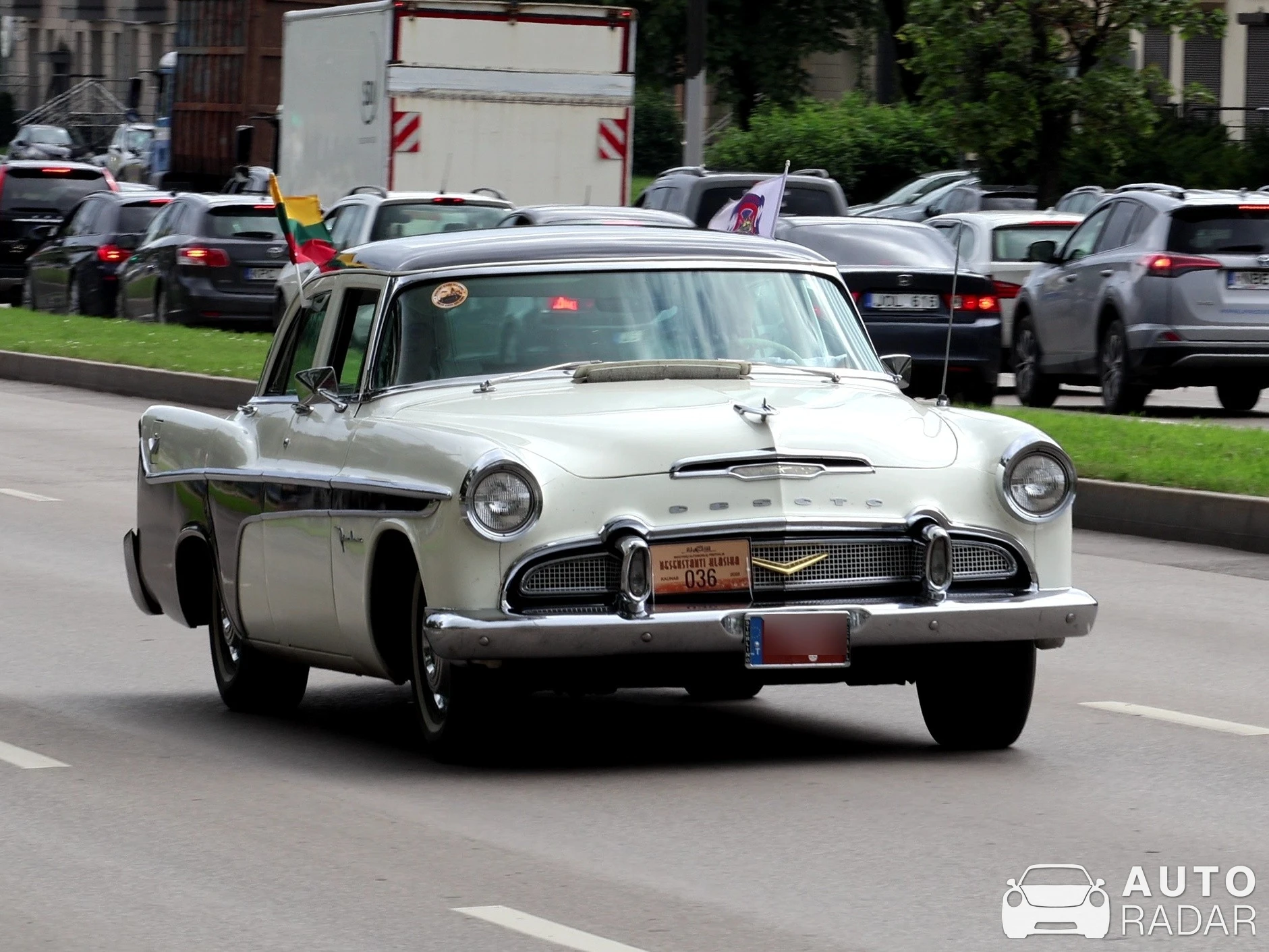 Desoto Fireflite spotted in Kaunas