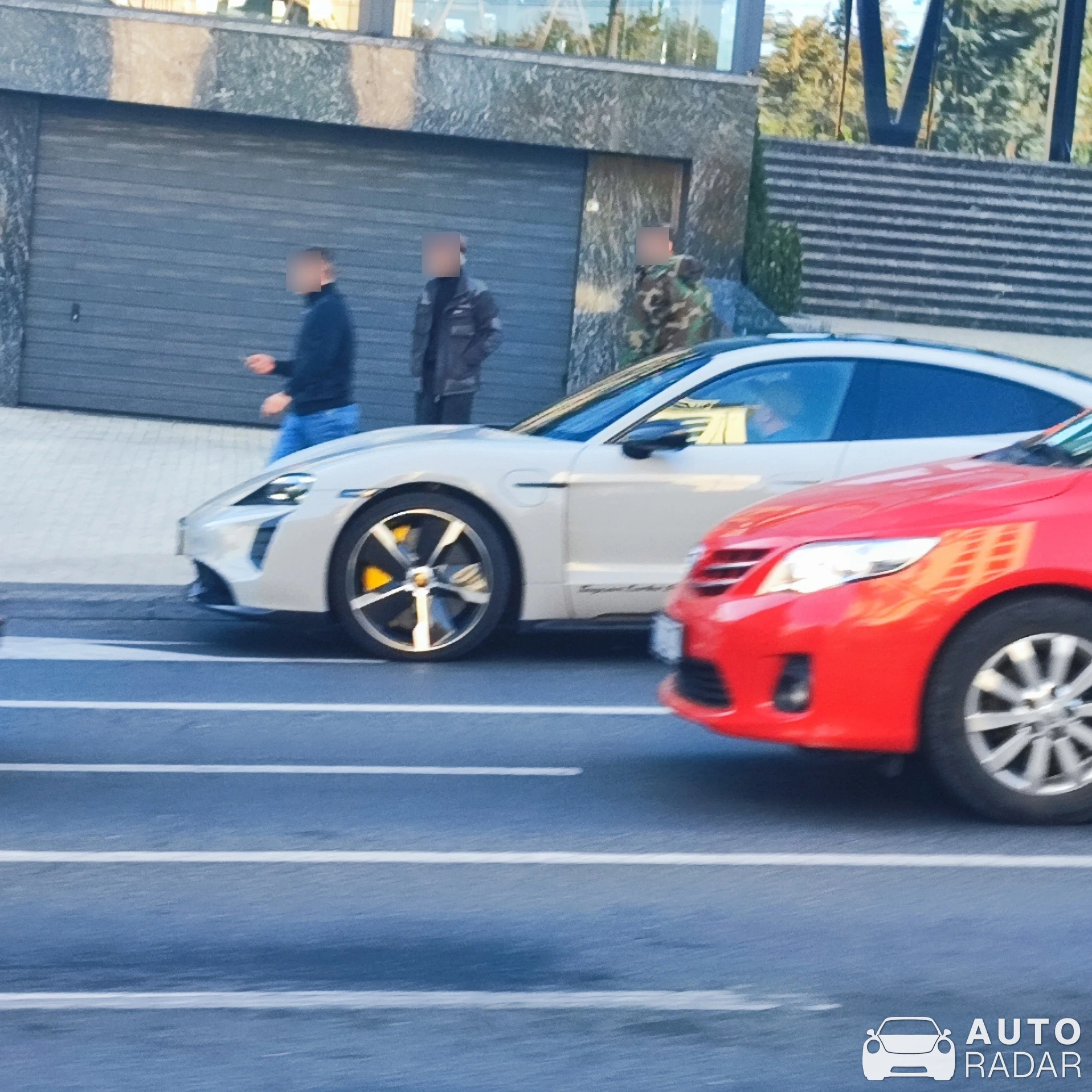 Porsche Taycan 4 spotted in Chișinău, Moldova