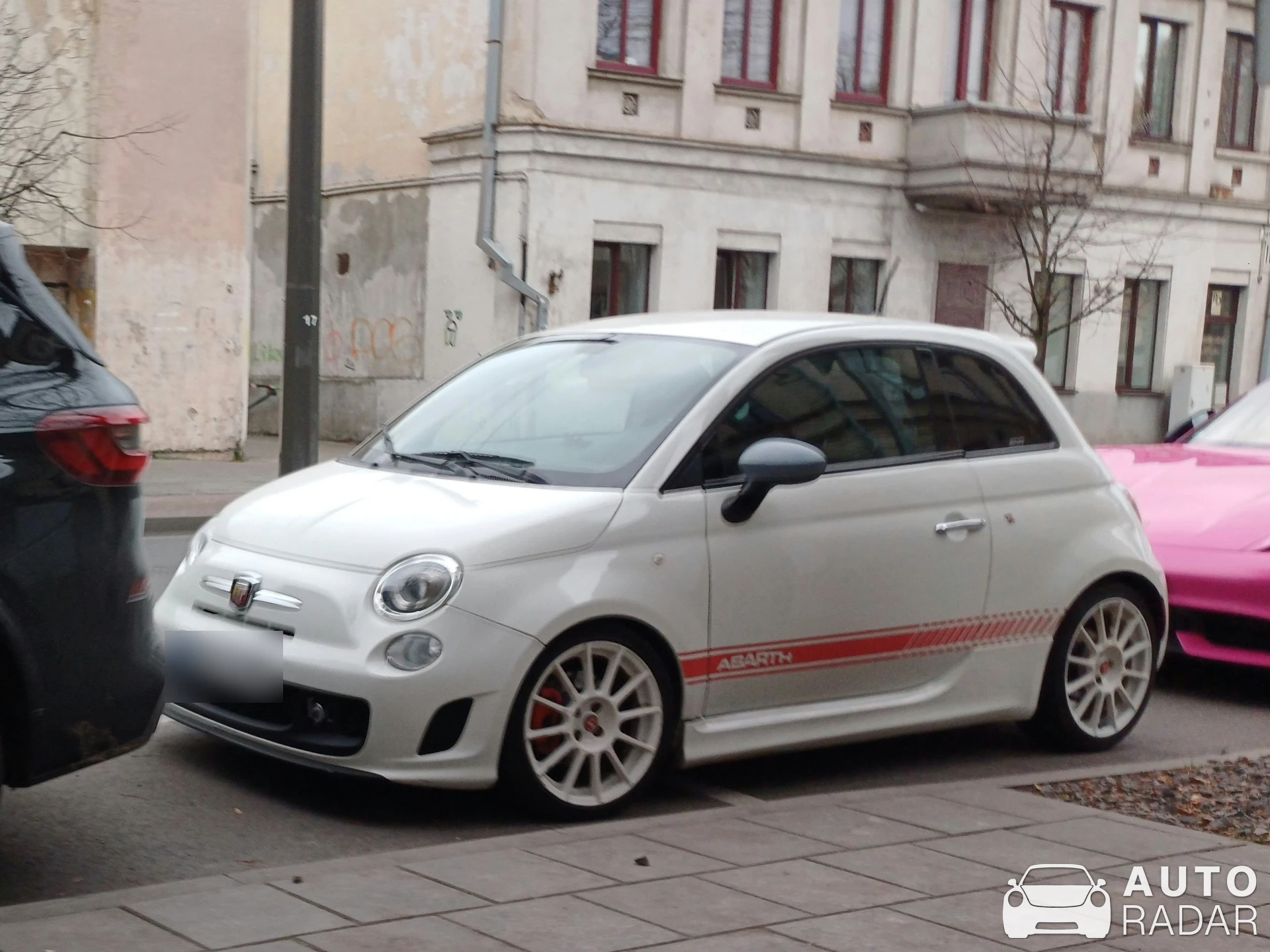 Abarth 595 spotted in Kaunas, Lithuania