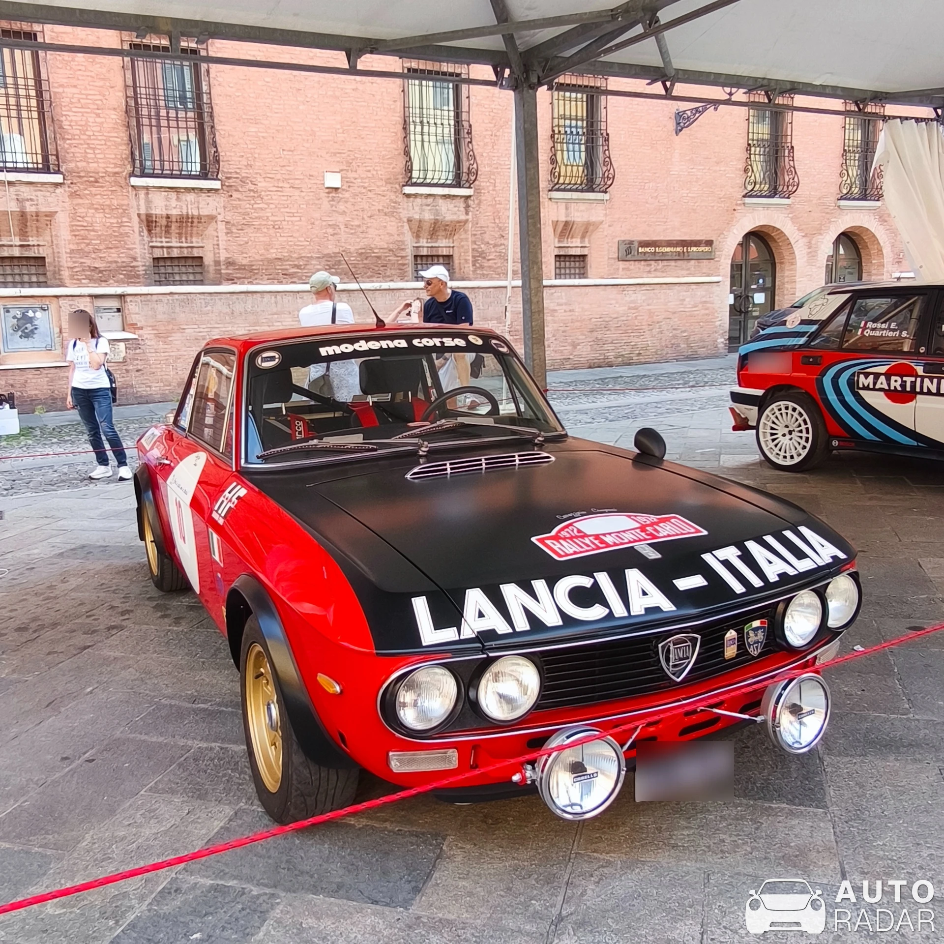 Lancia Fulvia HF spotted in Modena