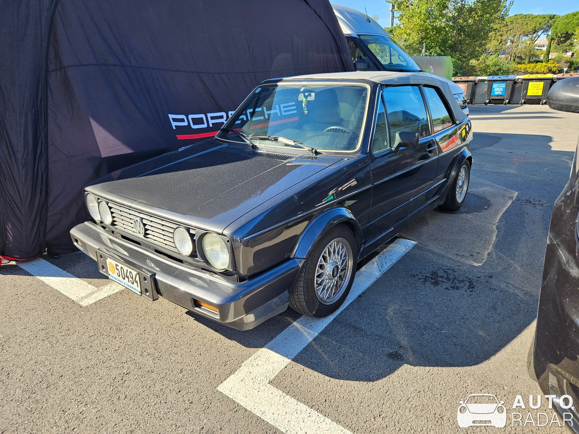 Volkswagen Golf Cabriolet MkII spotted in Montmeló, España