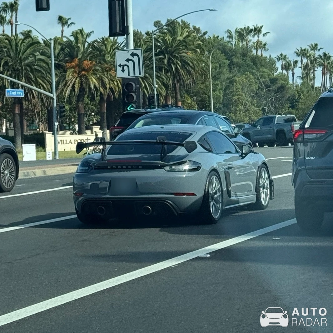 Porsche 718 Cayman GT4 RS spotted in Newport Beach, United States