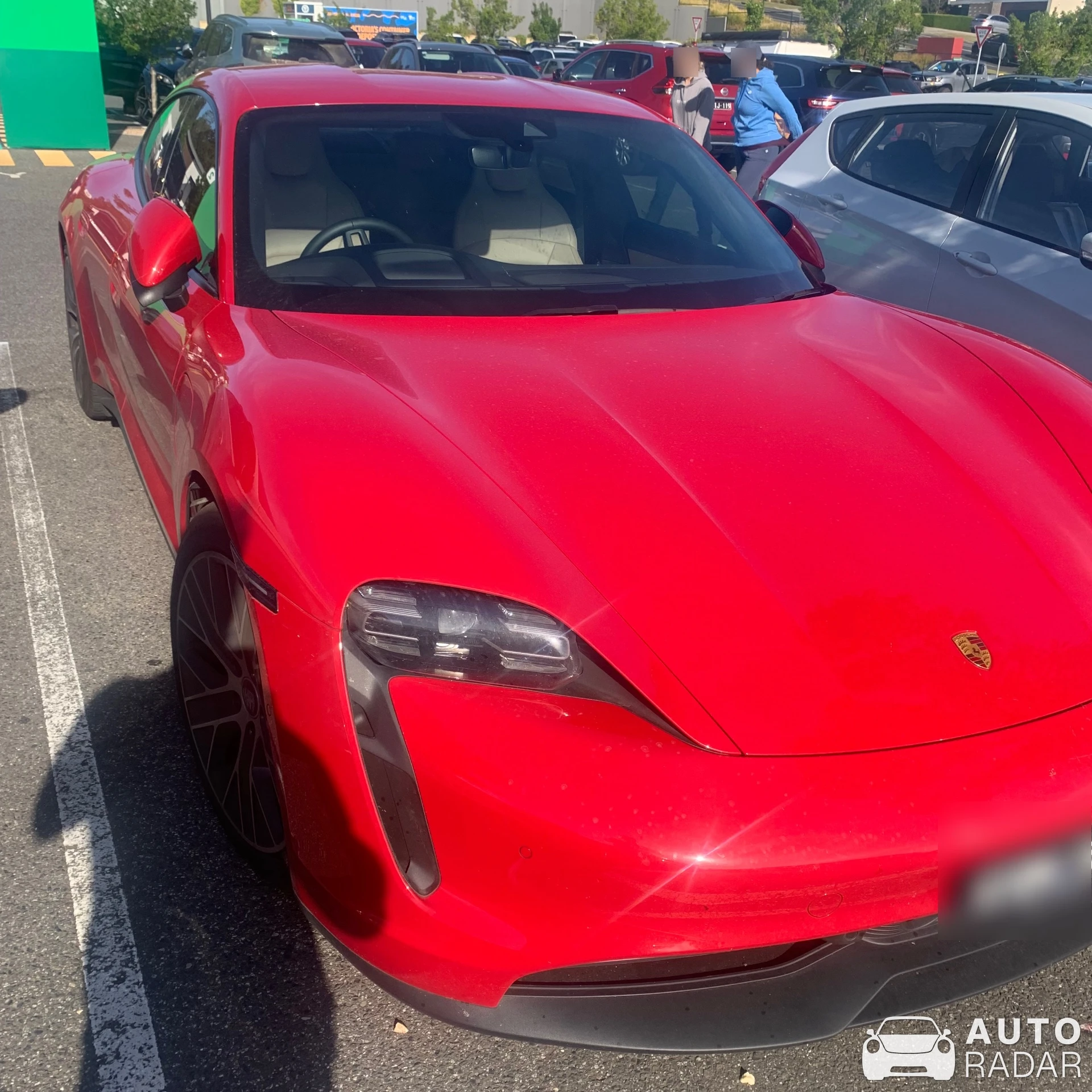 Porsche Taycan spotted in Highton, Australia