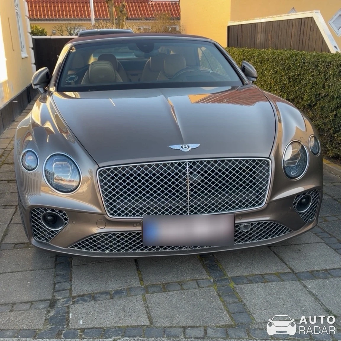 Bentley Continental GTC spotted in Skagen