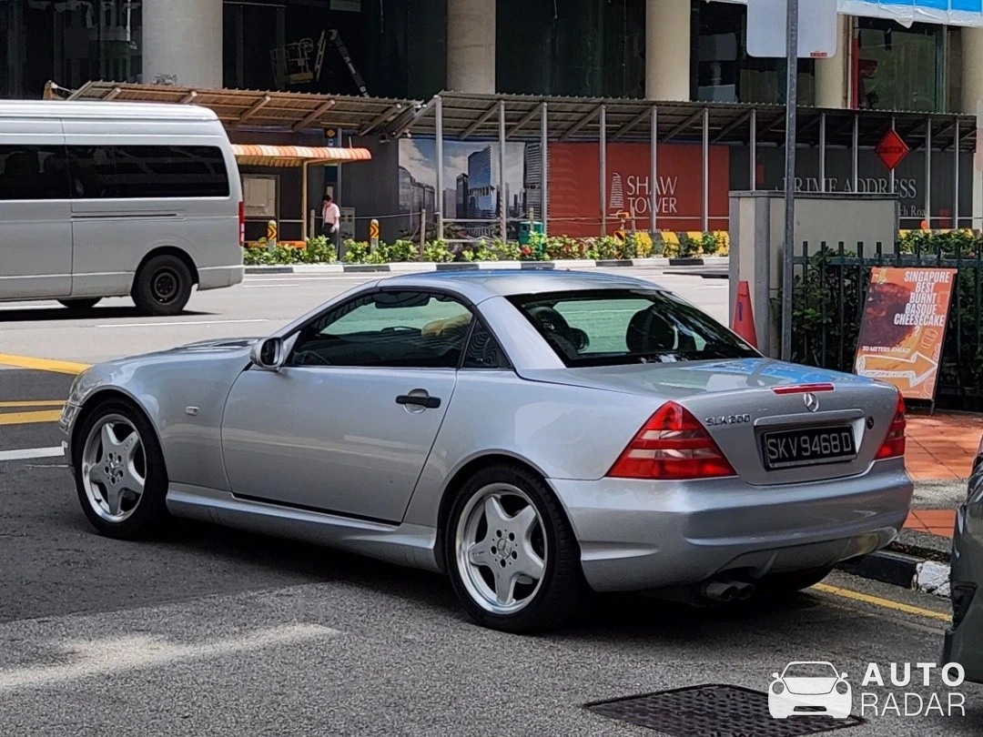 Mercedes-Benz SLK 200K spotted in Singapore