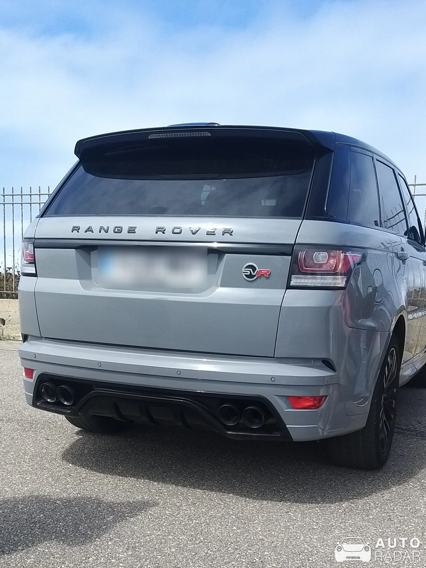 Land Rover Range Rover Sport SVR spotted in Cabo peñas, España