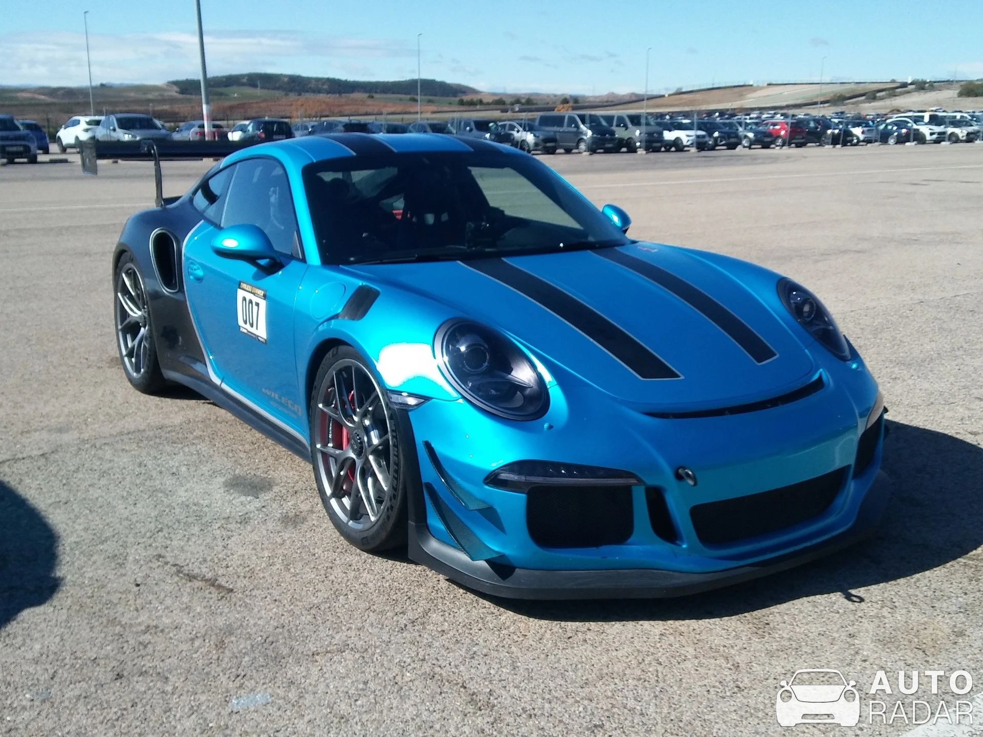 Porsche 991 GT3 RS MkI MR spotted in Teruel, Spain