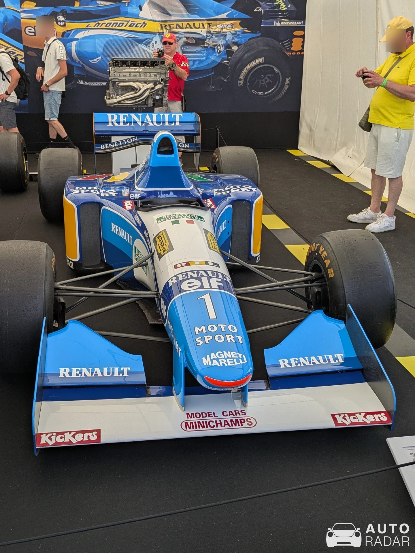 Benetton B195 spotted in Le Vigeant