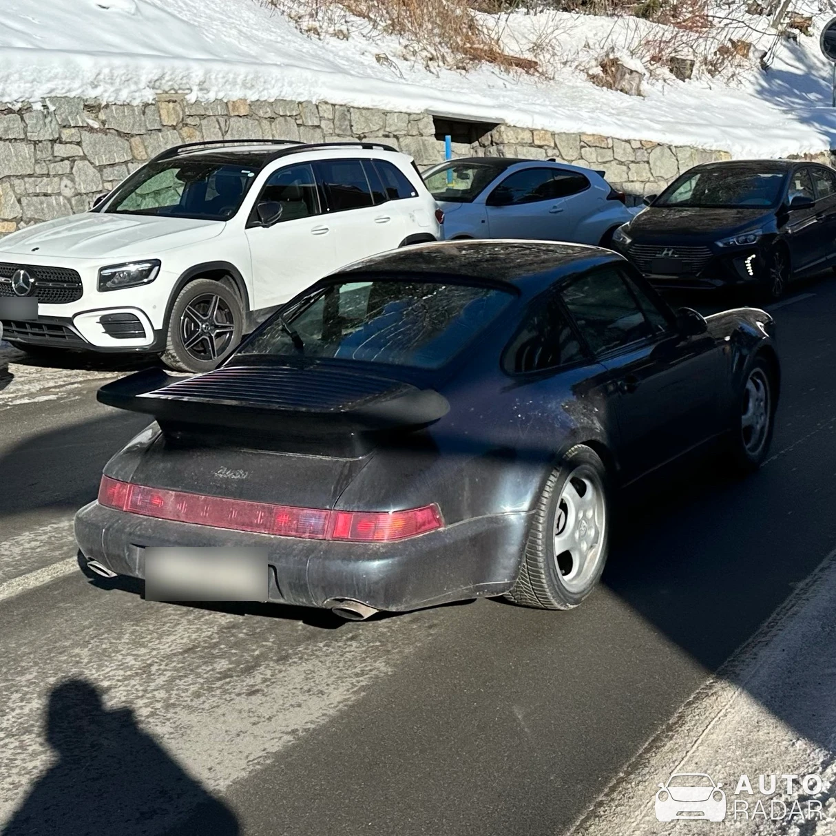 Porsche 911 Turbo 3.3 spotted in Sankt Moritz, Schweiz