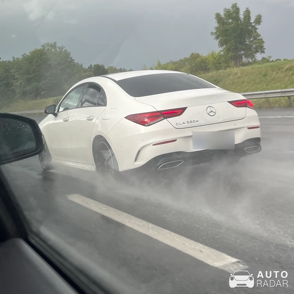 Mercedes-Benz CLA 35 spotted in Senozan