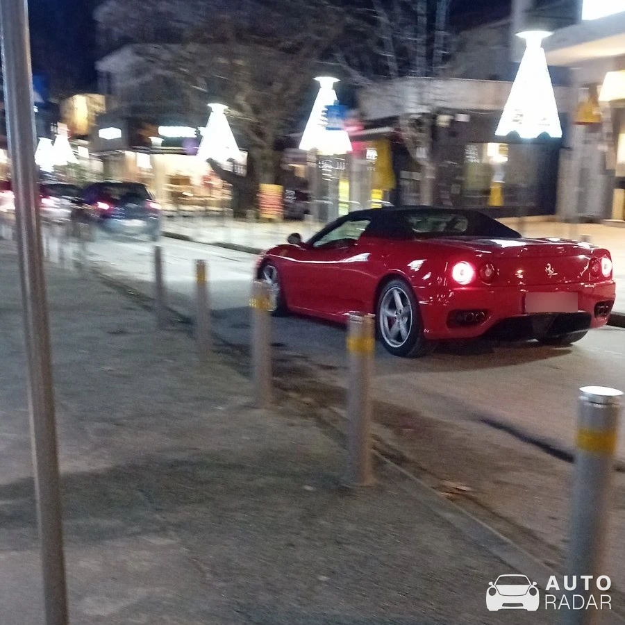 Ferrari 360 Spider spotted in Thermi, Greece