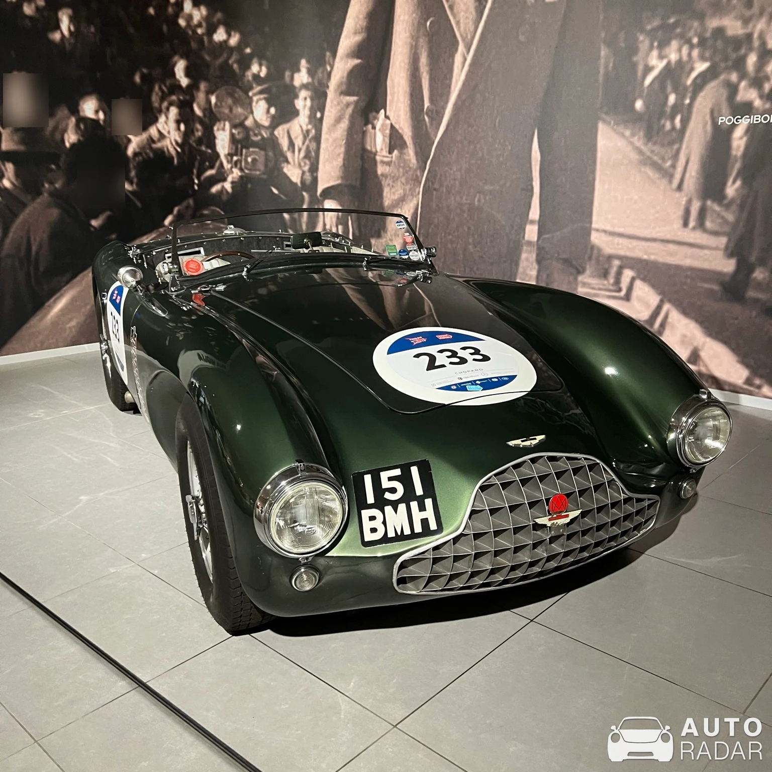 Aston Martin DB3 Works Team Car spotted in Den Haag