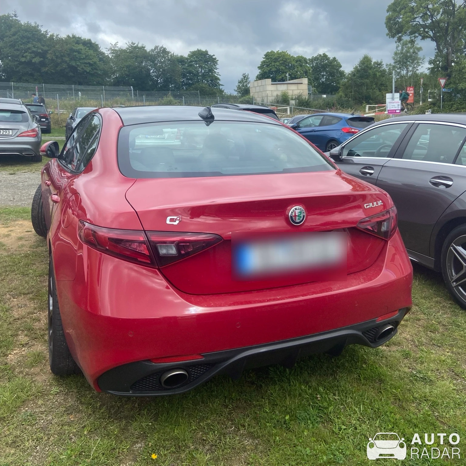 Alfa Romeo Giulia Q4 spotted in Nürburg