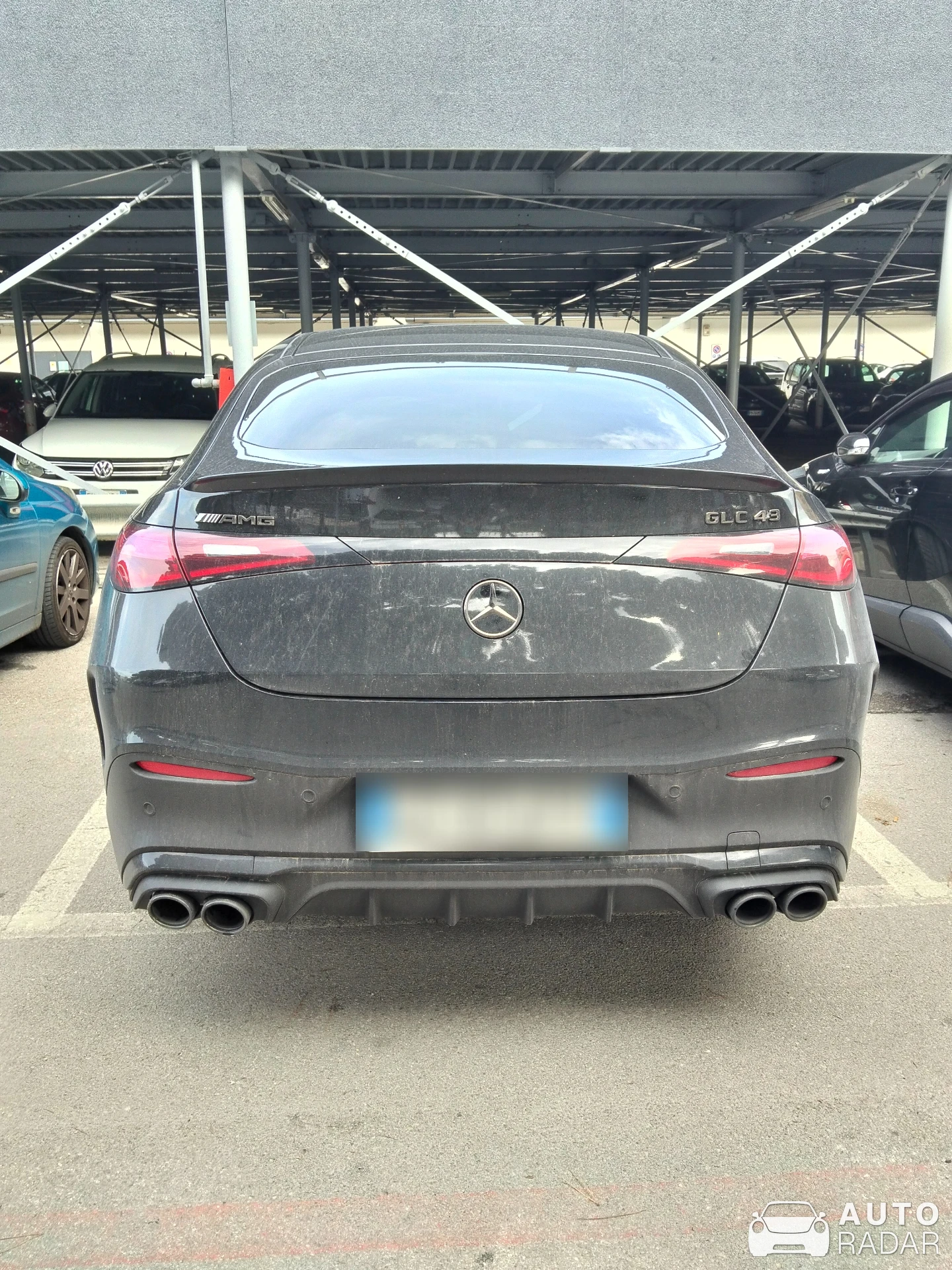 Mercedes-AMG GLC 43 Coupé C254 spotted in Palermo, Italy